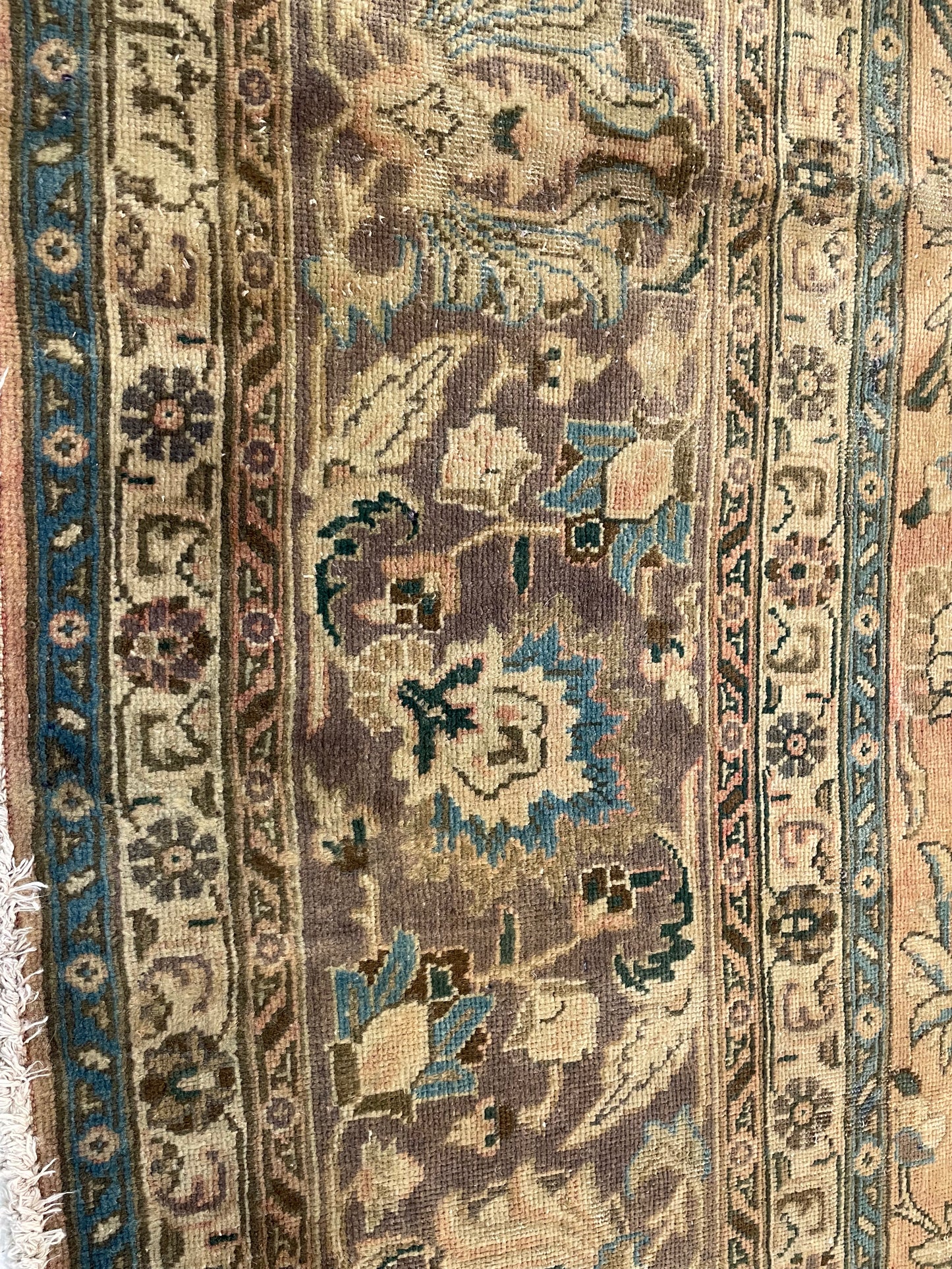 Hand-Knotted Wool Rug Tabriz 11'3" x 14'3"