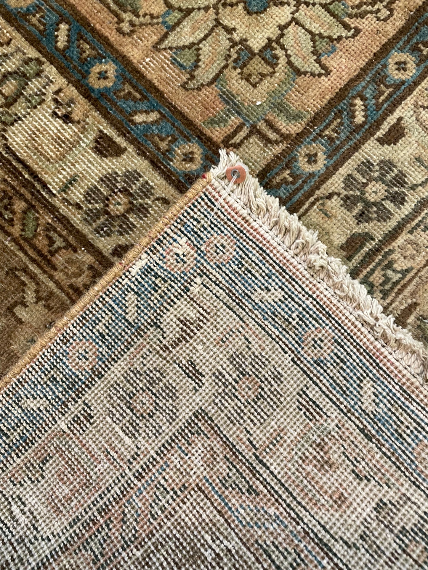 Hand-Knotted Wool Rug Tabriz 11'3" x 14'3"