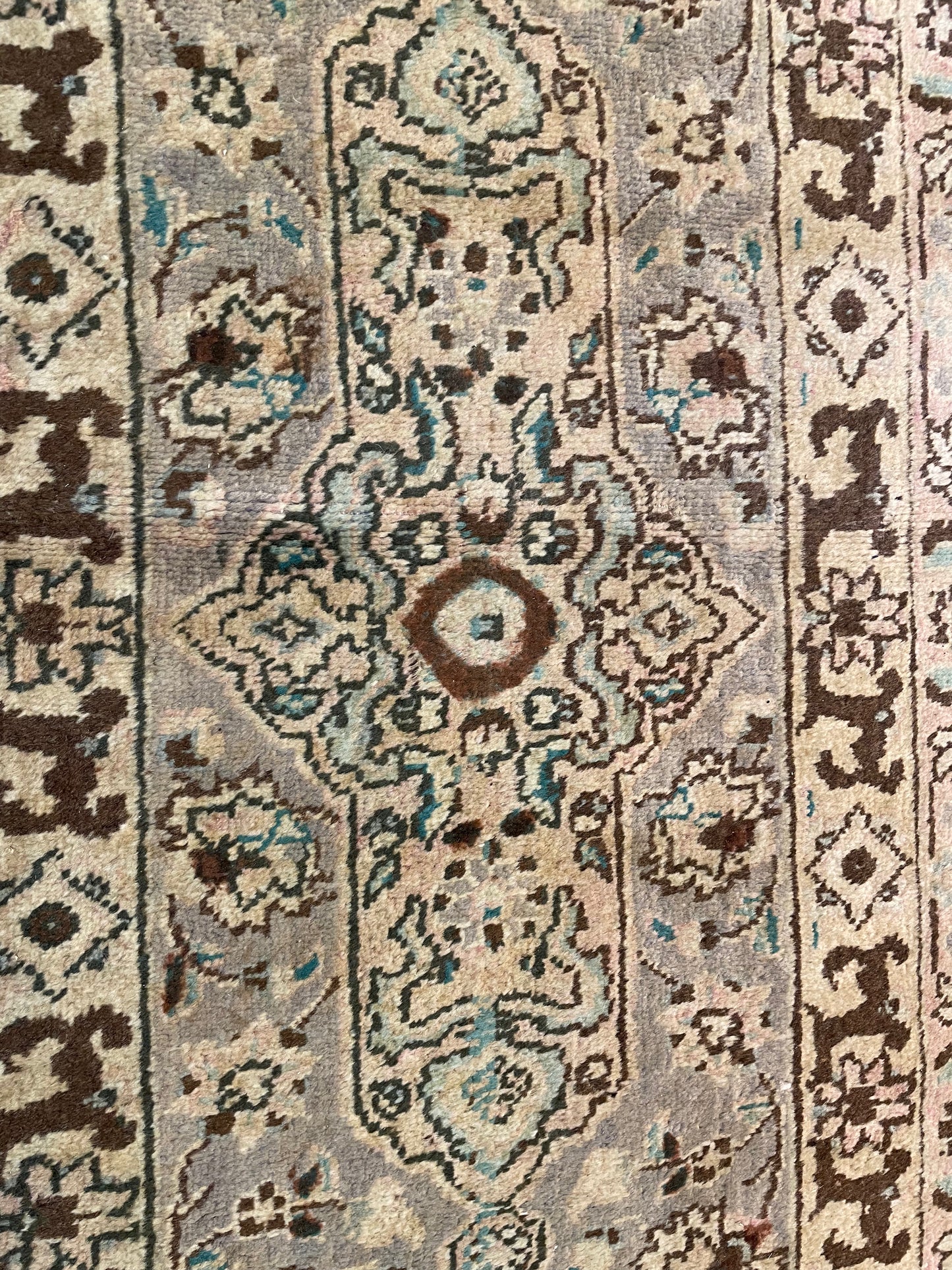 Hand-Knotted Wool Rug Tabriz 11'1" x 16'5"