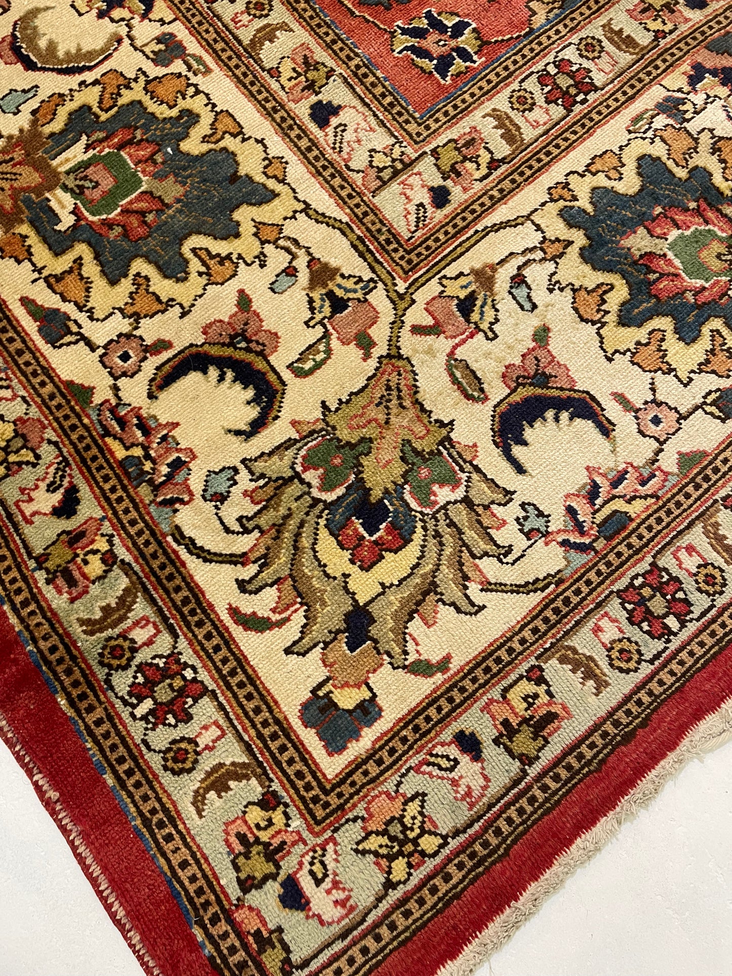 Hand-Knotted Wool Rug Tabriz 11'2" x 16'6"
