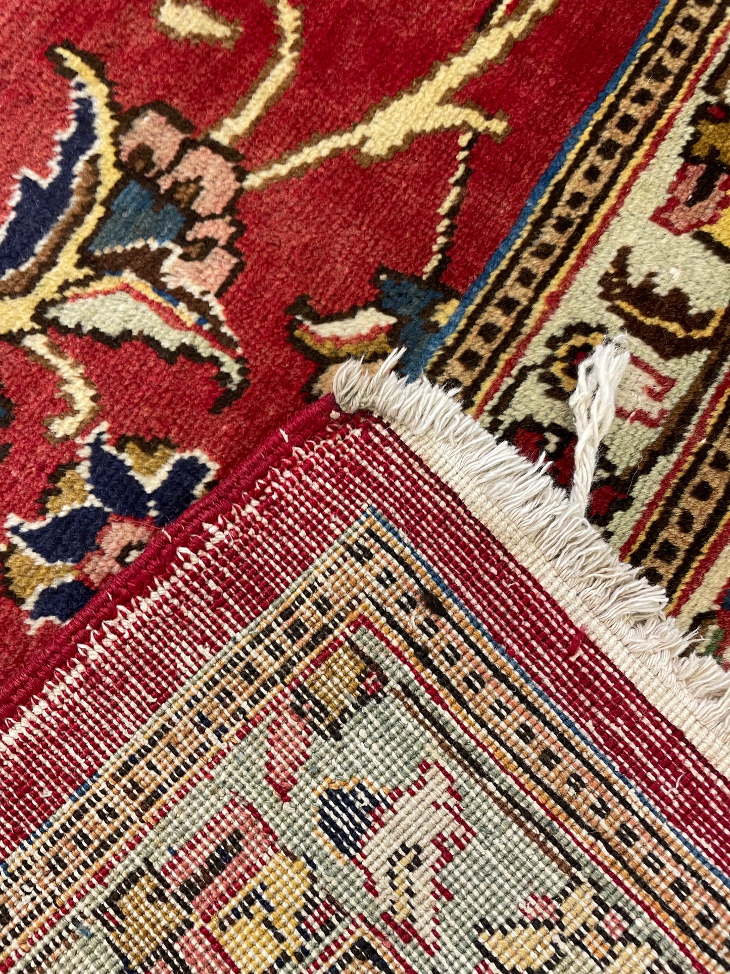 Hand-Knotted Wool Rug Tabriz 11'2" x 16'6"