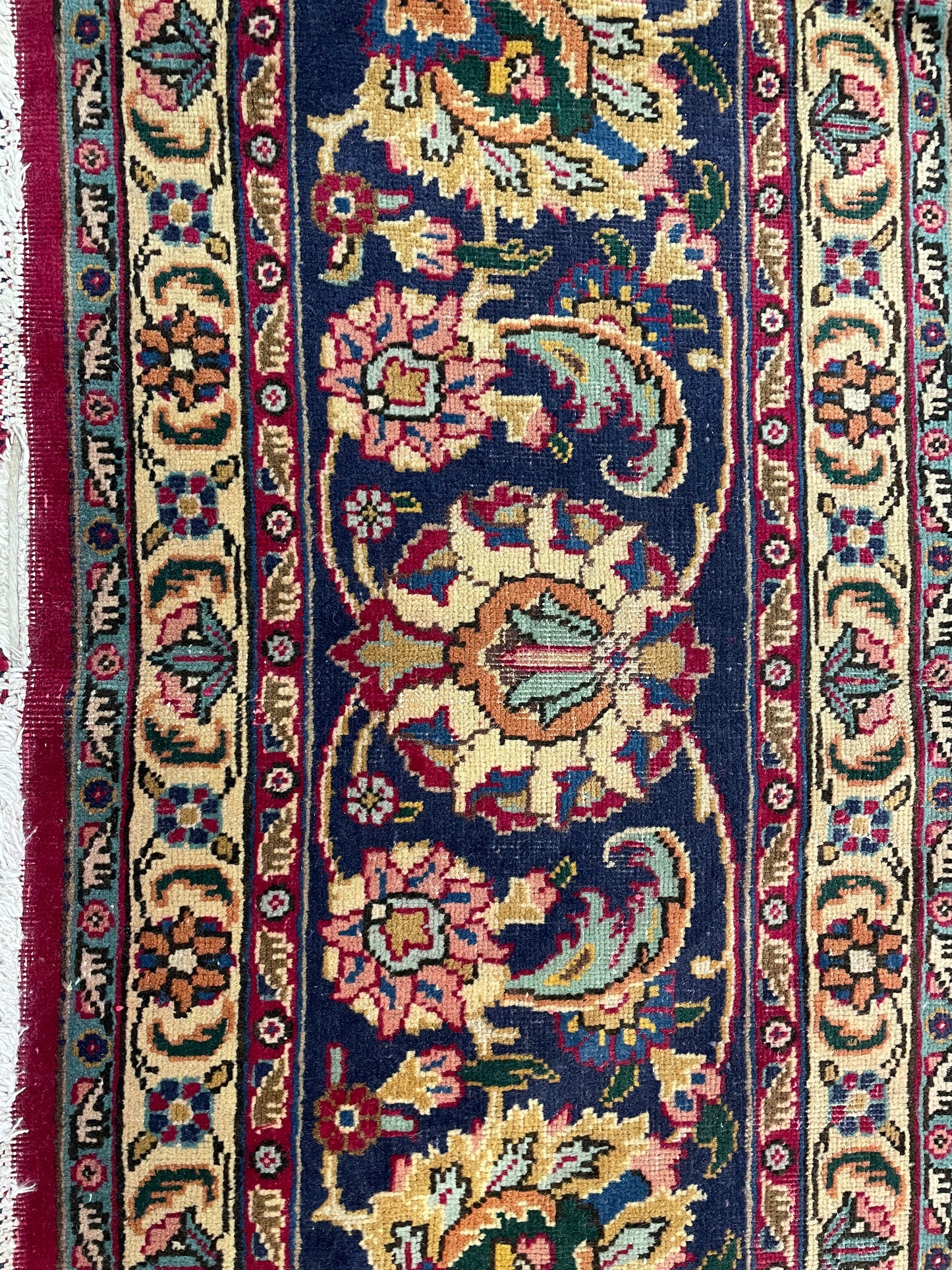 Hand-Knotted Wool Rug Tabriz 10'3" x 15'11"