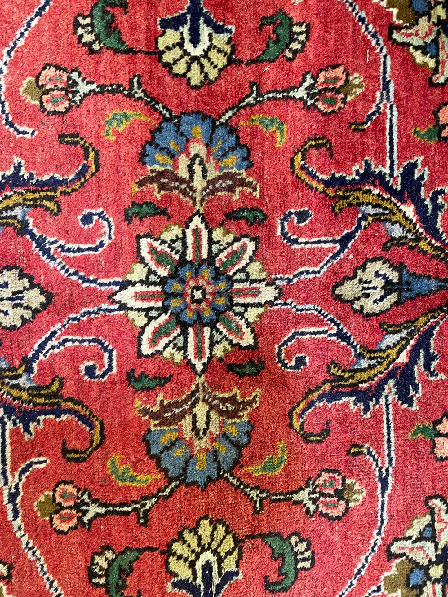 Hand-Knotted Wool Rug Tabriz 10'10" x 16'