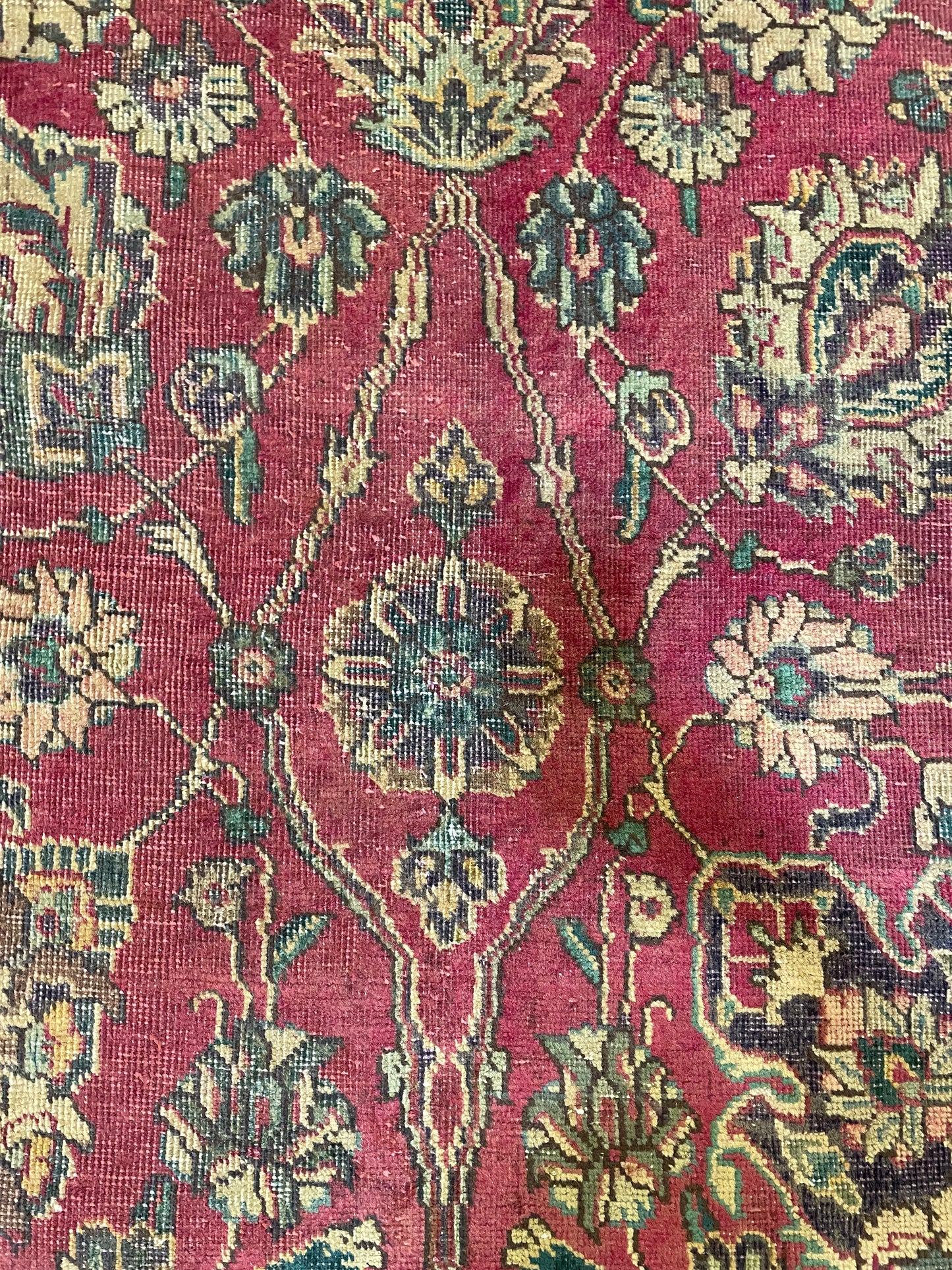 Hand-Knotted Wool Rug Tabriz 10'3" x 15'8"