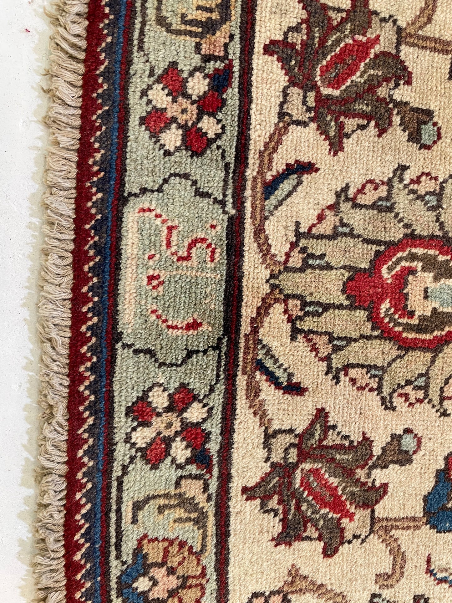 Hand-Knotted Wool Rug Tabriz 9'8" x 16'3"