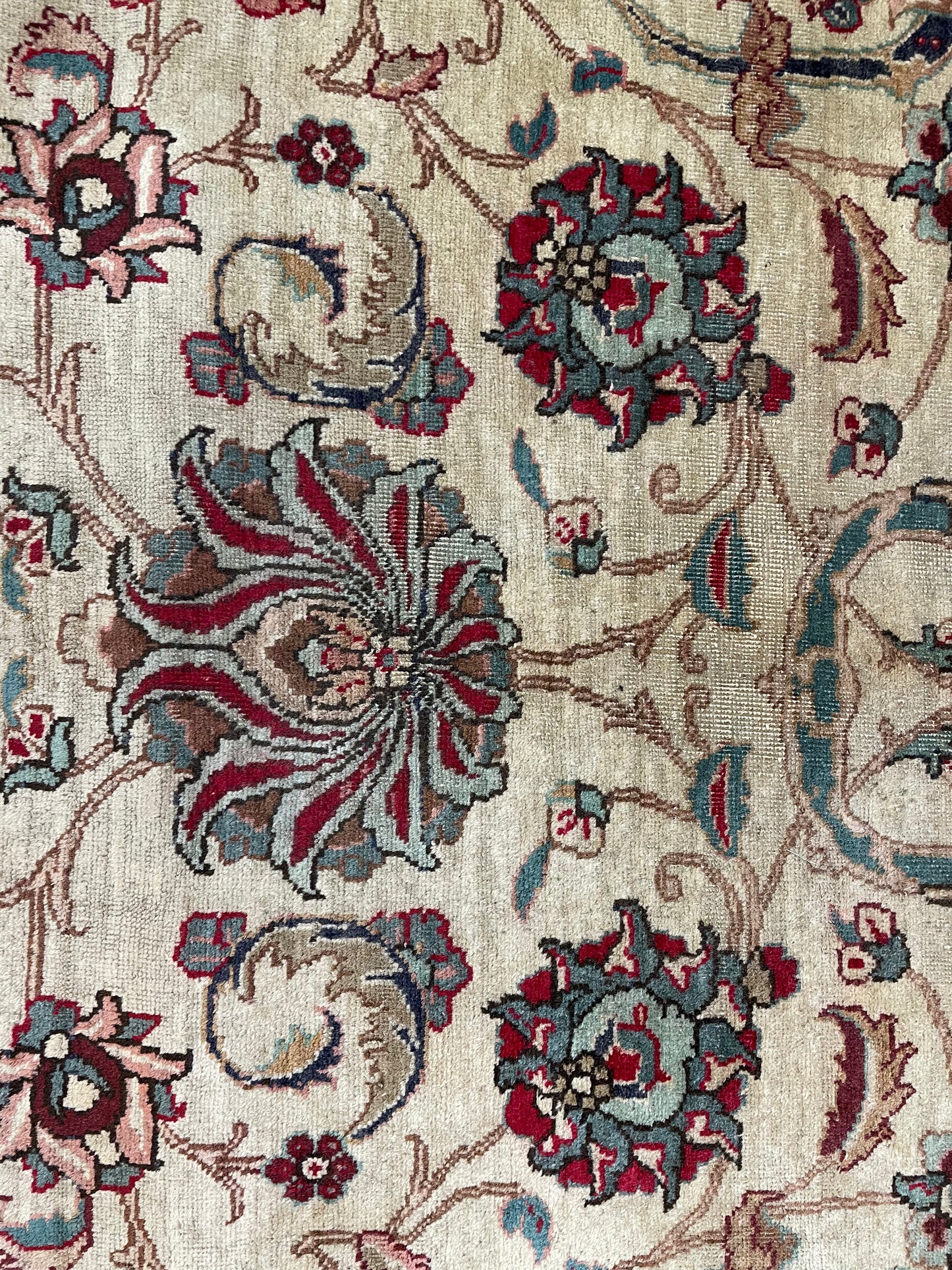 Hand-Knotted Wool Rug Tabriz 8'4" x 11'10"