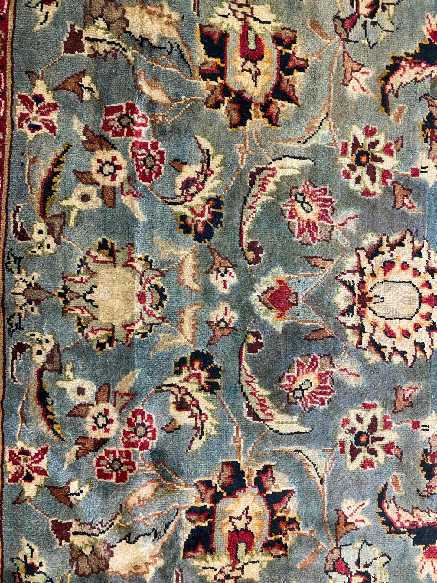 Hand-Knotted Wool Rug Tabriz 10' x 12'10"