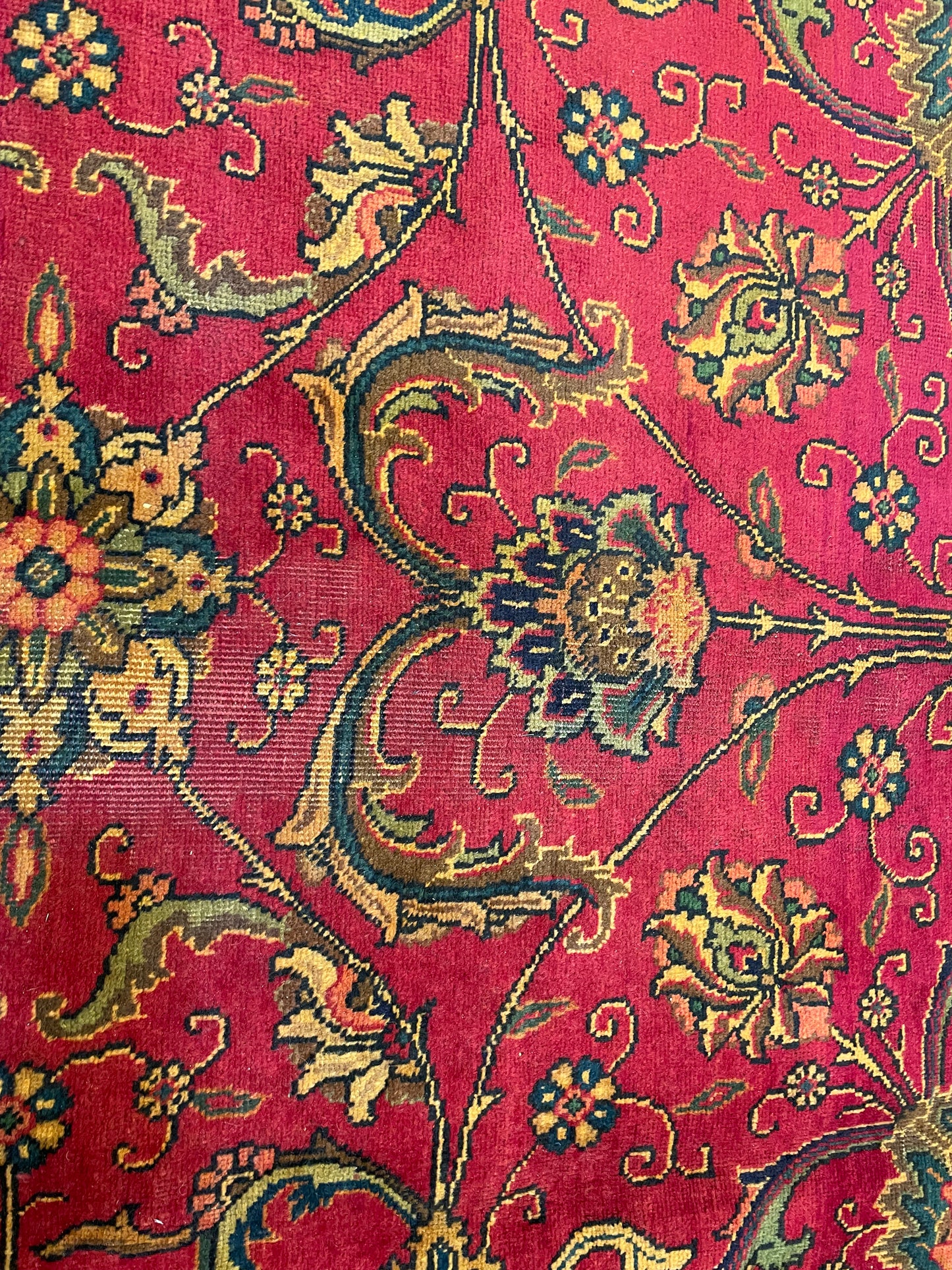 Hand-Knotted Wool Rug Tabriz Square Square 9'9" x 10'2"