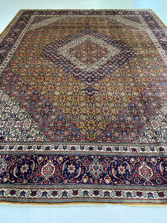 Hand-Knotted Wool Rug Tabriz Khoy 10' x 13'
