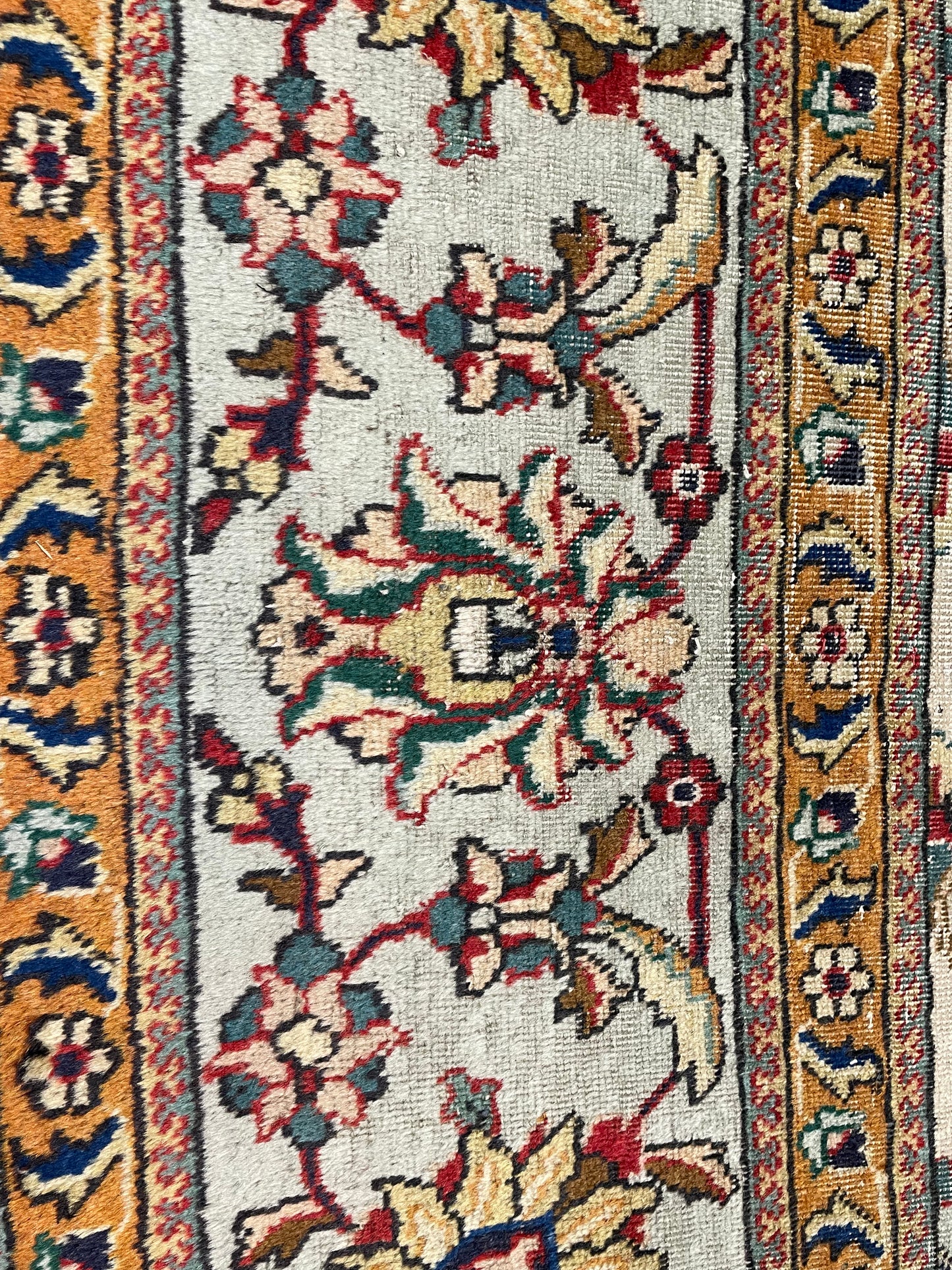 Hand-Knotted Wool Rug Tabriz 9'6" x 12'8"