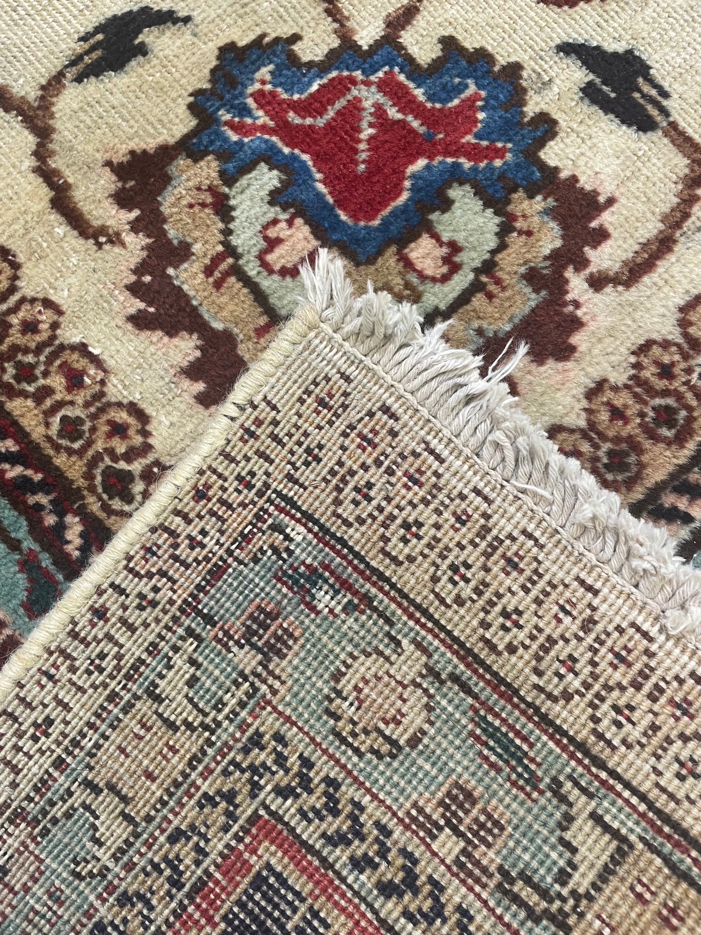 Hand-Knotted Wool Rug Tabriz 9'6" x 12'8"