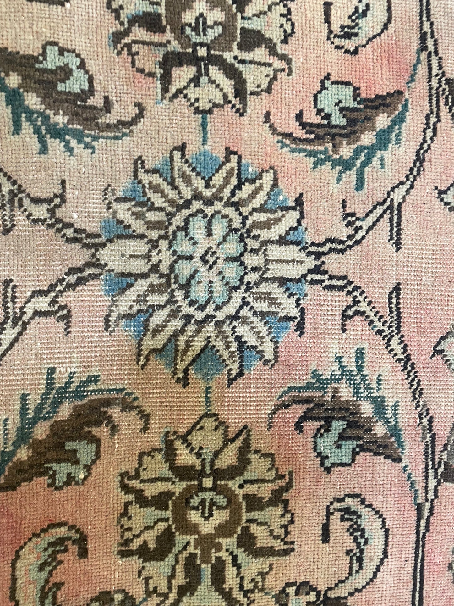 Hand-Knotted Wool Rug Tabriz 10'3" x 13'4"