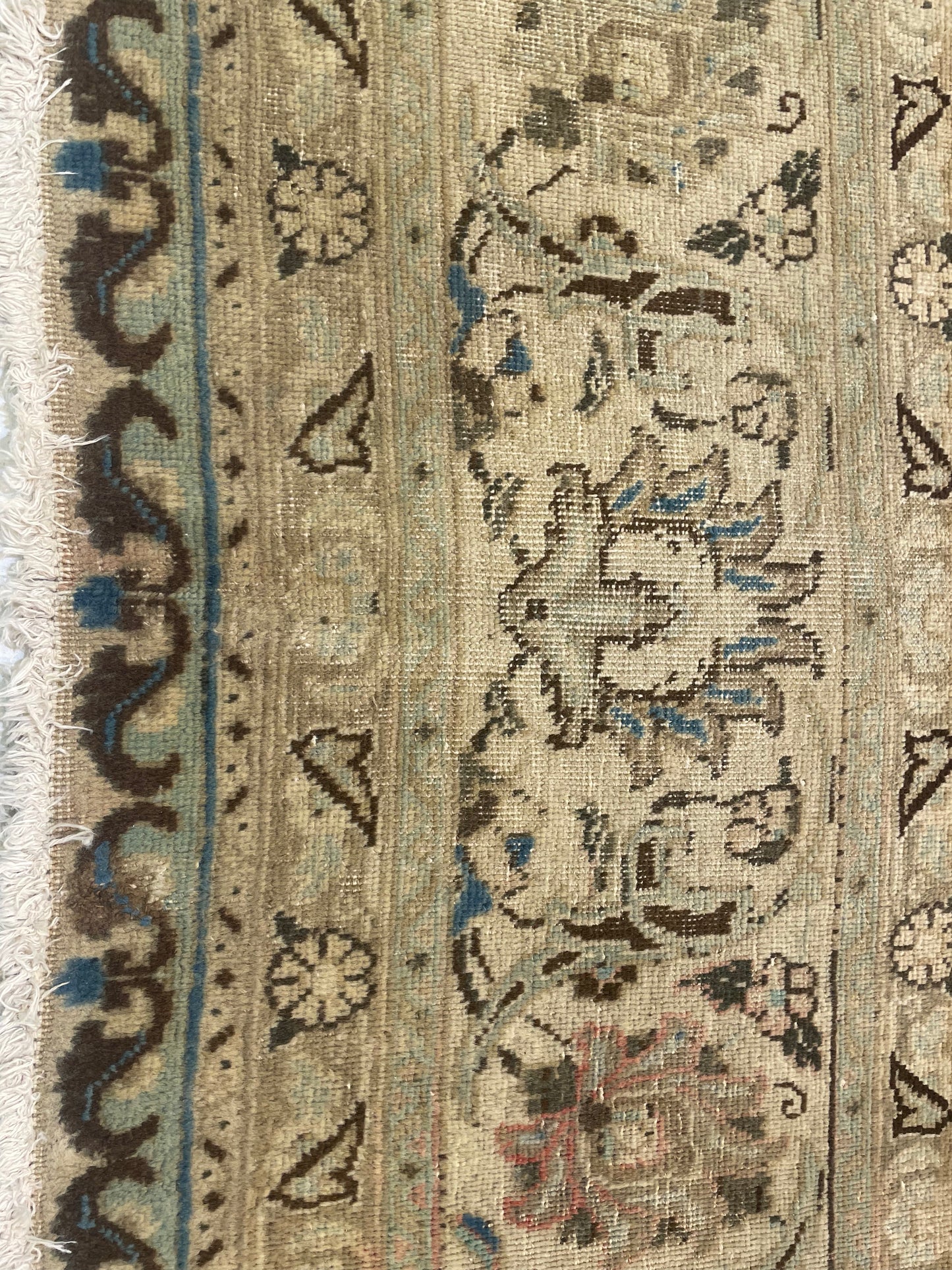 Hand-Knotted Wool Rug Tabriz 10'3" x 13'4"