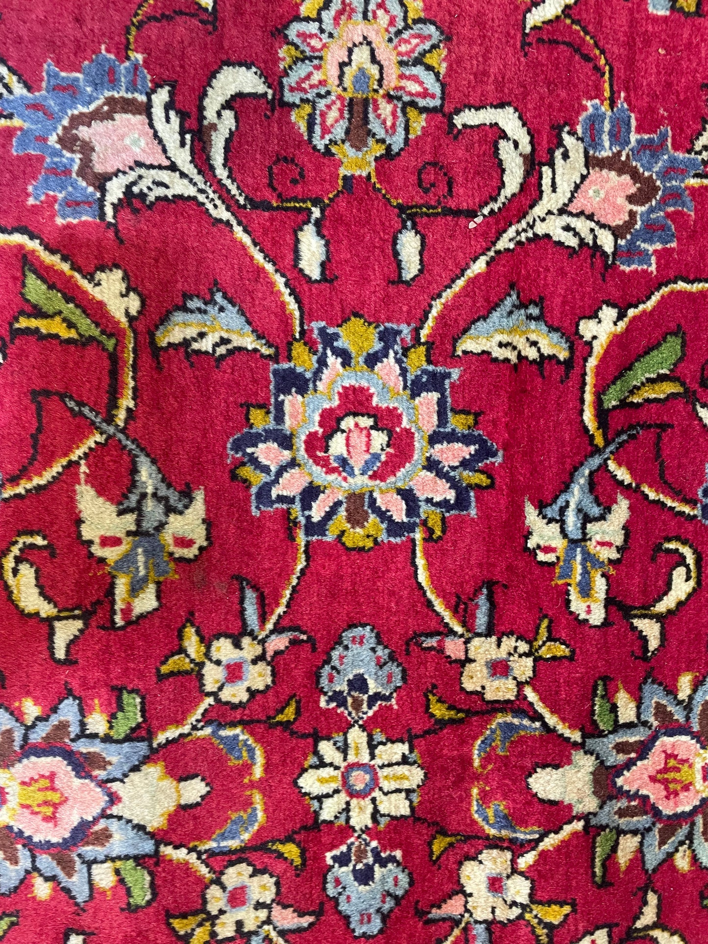Hand-Knotted Wool Rug Sarouk 8'2" x 12'2"