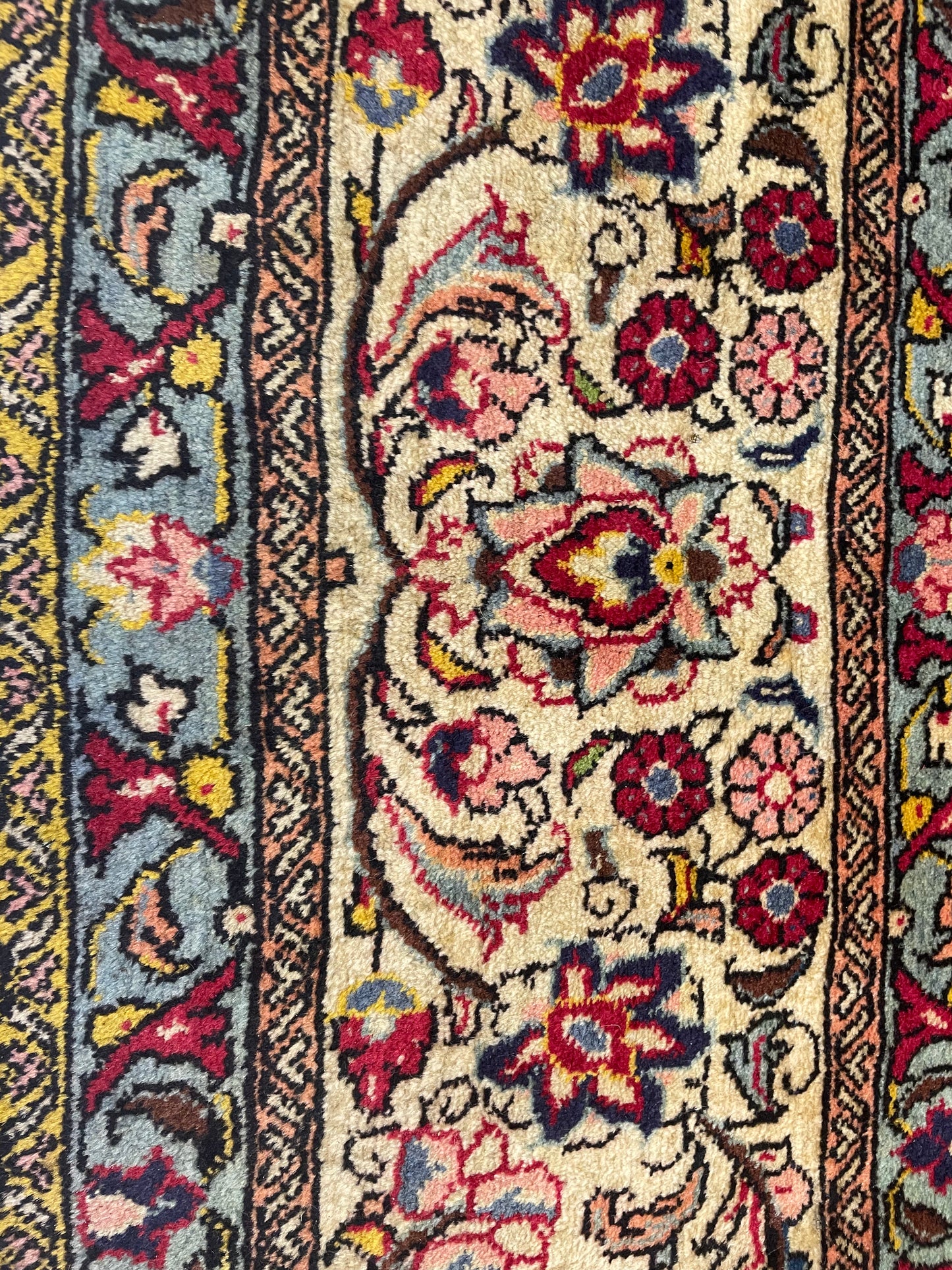 Hand-Knotted Wool Rug Sarouk 8'2" x 12'2"