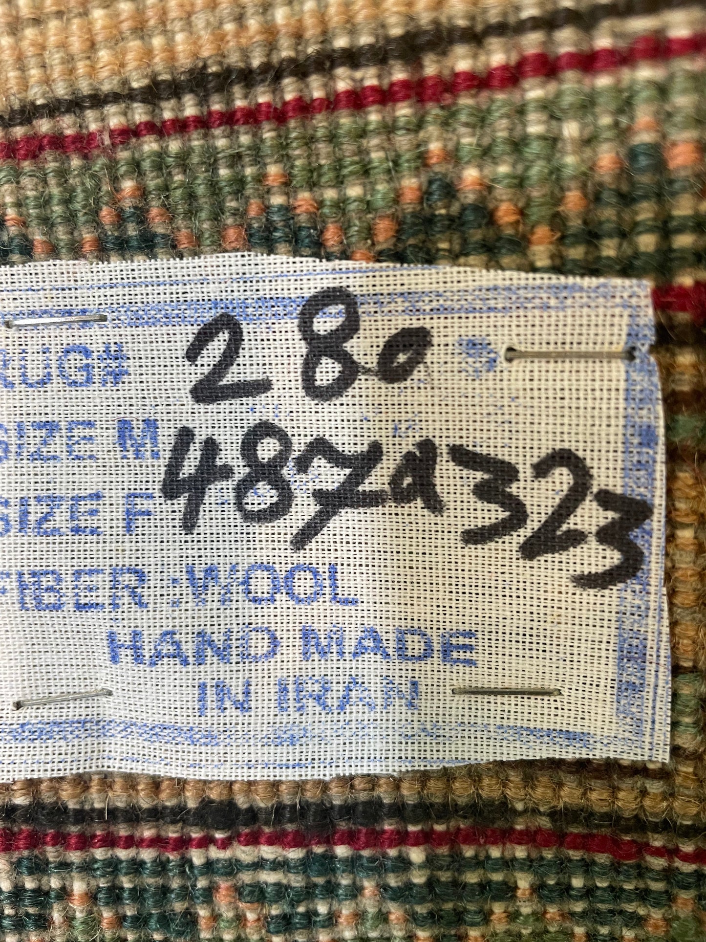 Hand-Knotted Wool Rug Tabriz 10'8" x 16'