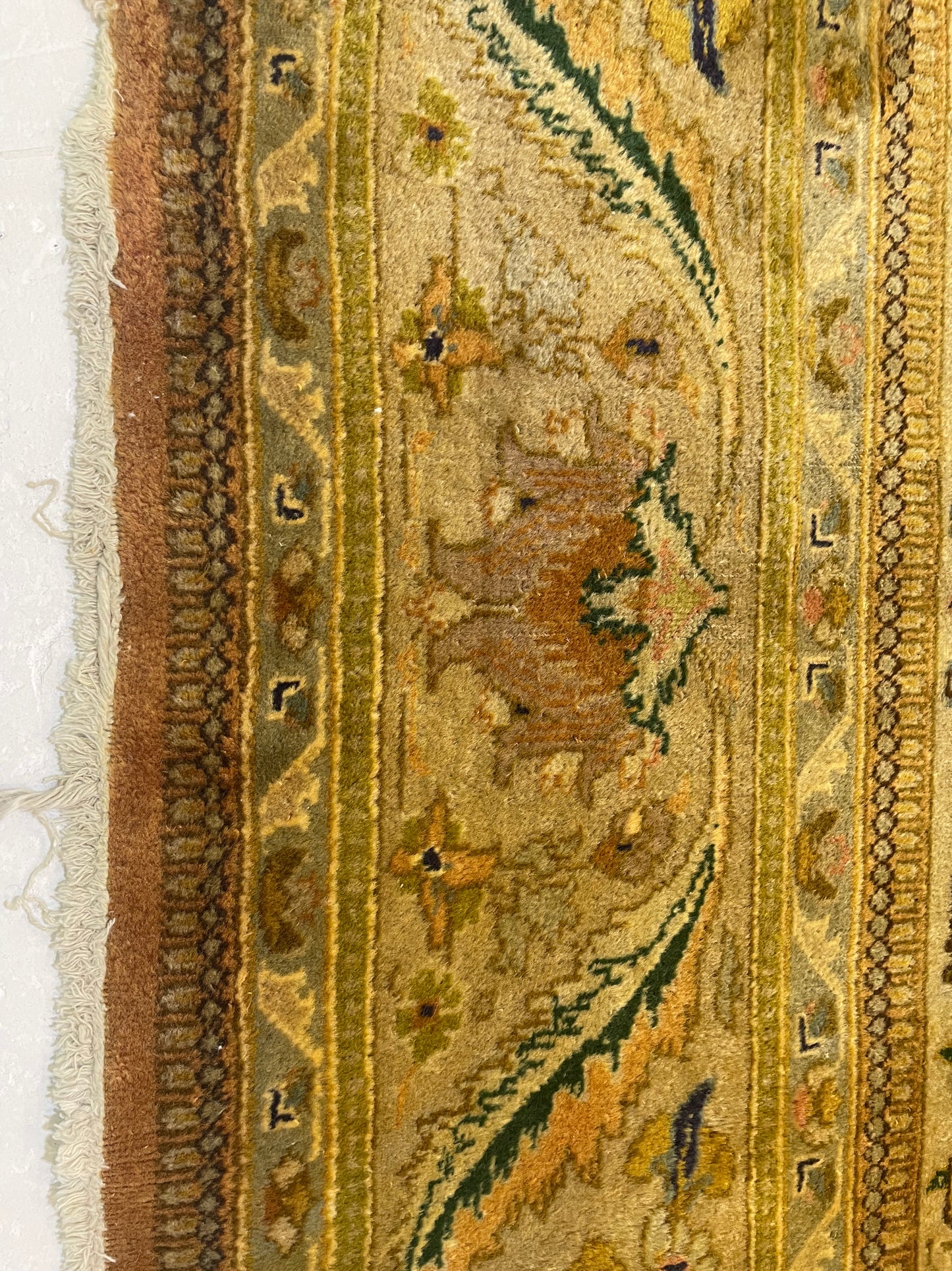 Hand-Knotted Wool Rug Tabriz Tabatabaei 10'2" x 12'4"