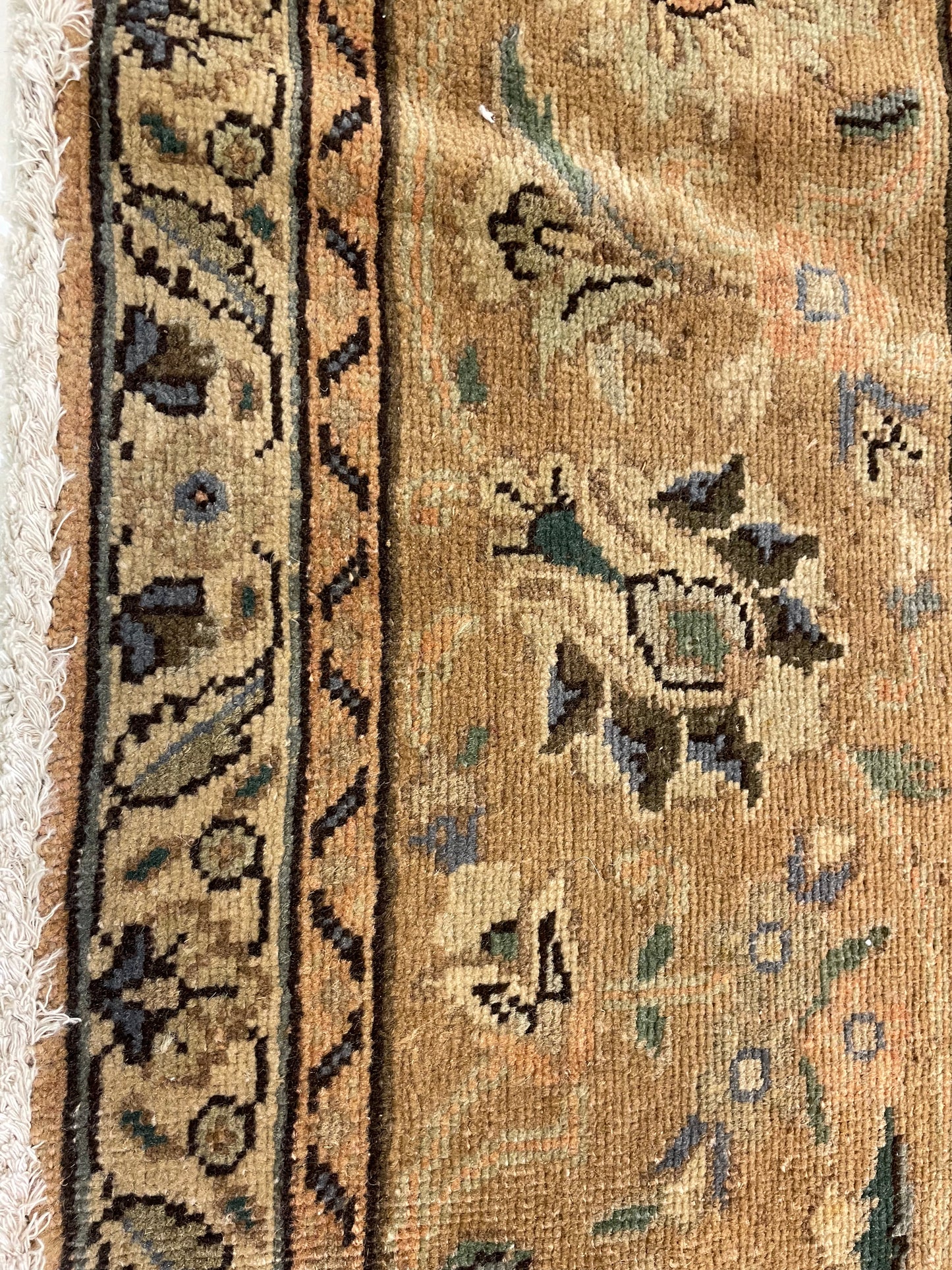 Hand-Knotted Wool Rug Tabriz 9'8" x 12'7"