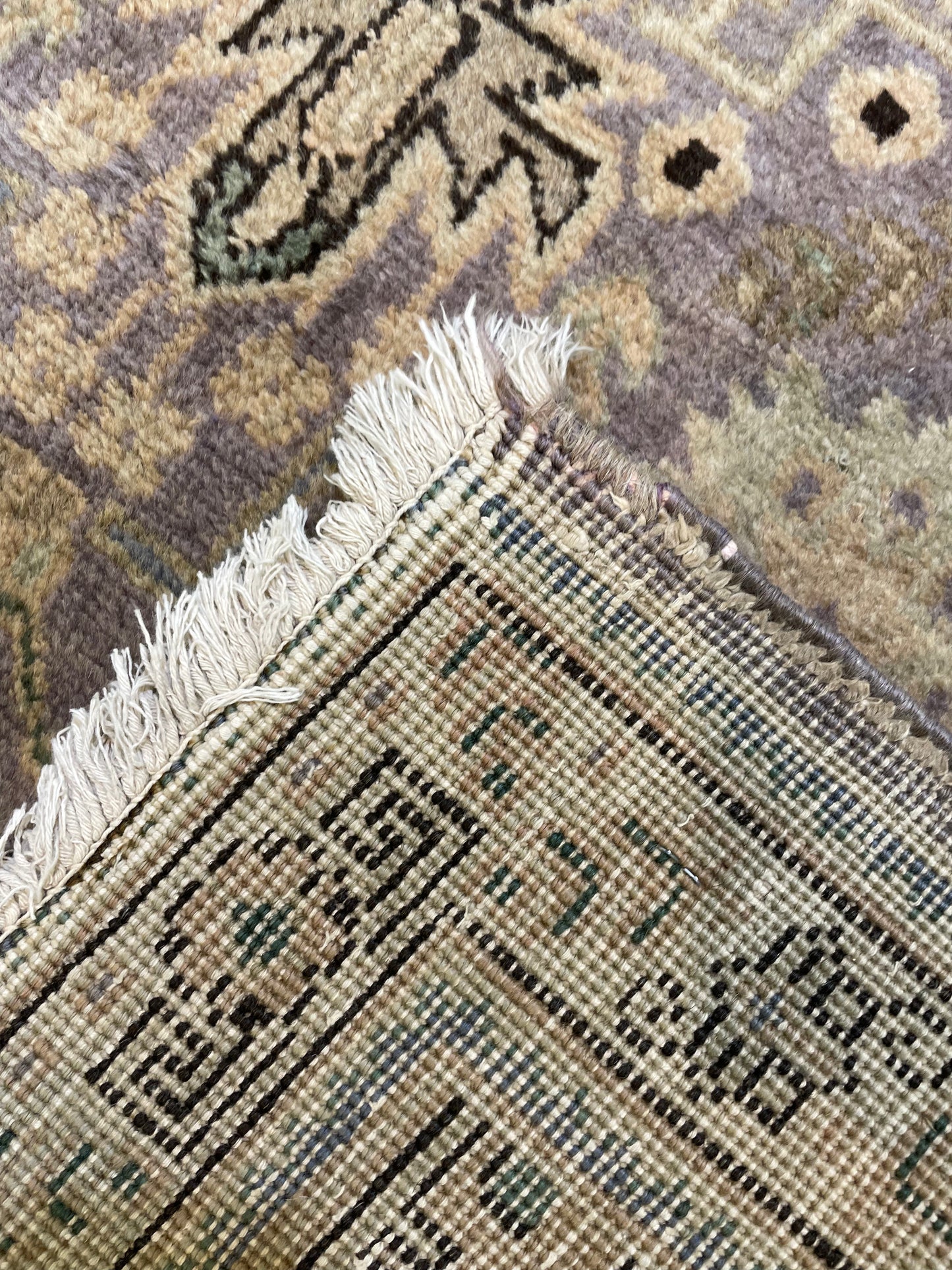 Hand-Knotted Wool Rug Tabriz 9'11" x 13'5"
