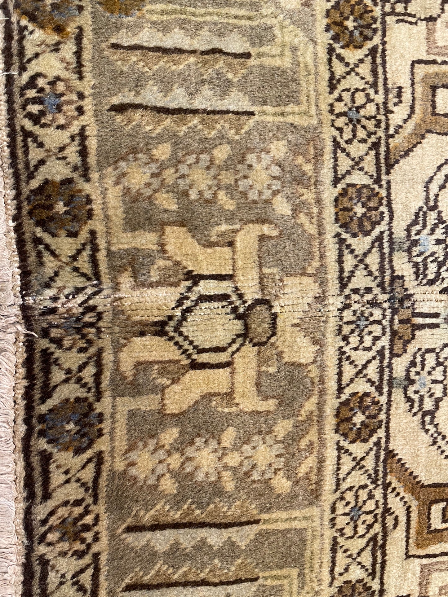 Hand-Knotted Wool Rug Tabriz Khoy 9'2" x 12'8"