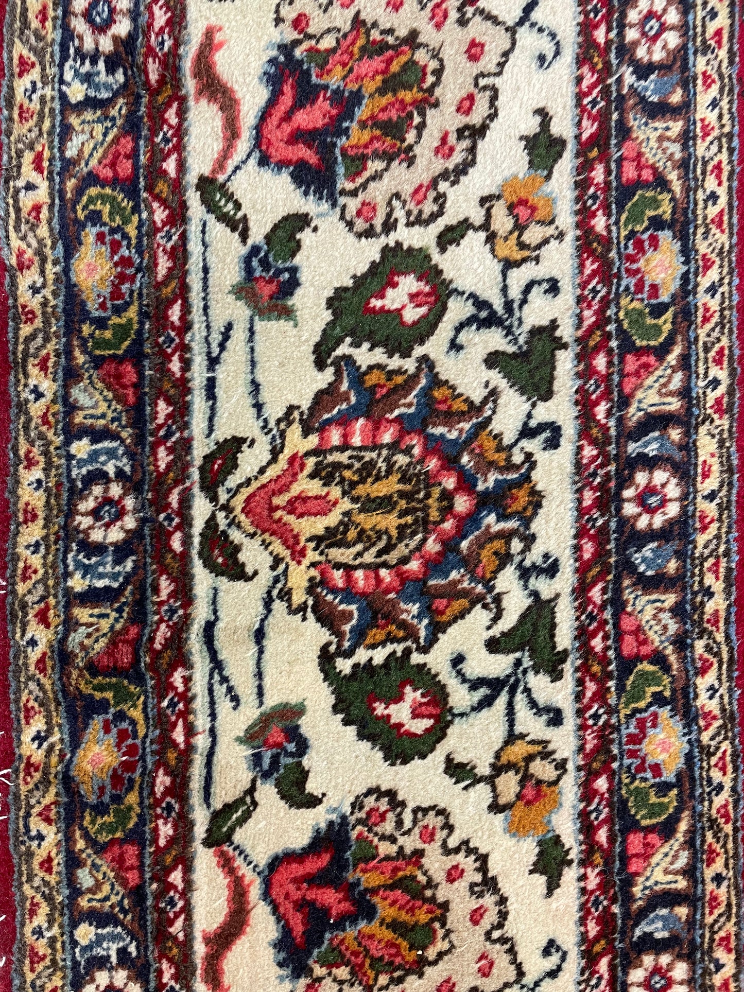 Hand-Knotted Wool Rug Tabriz 9'10" x 13'7"