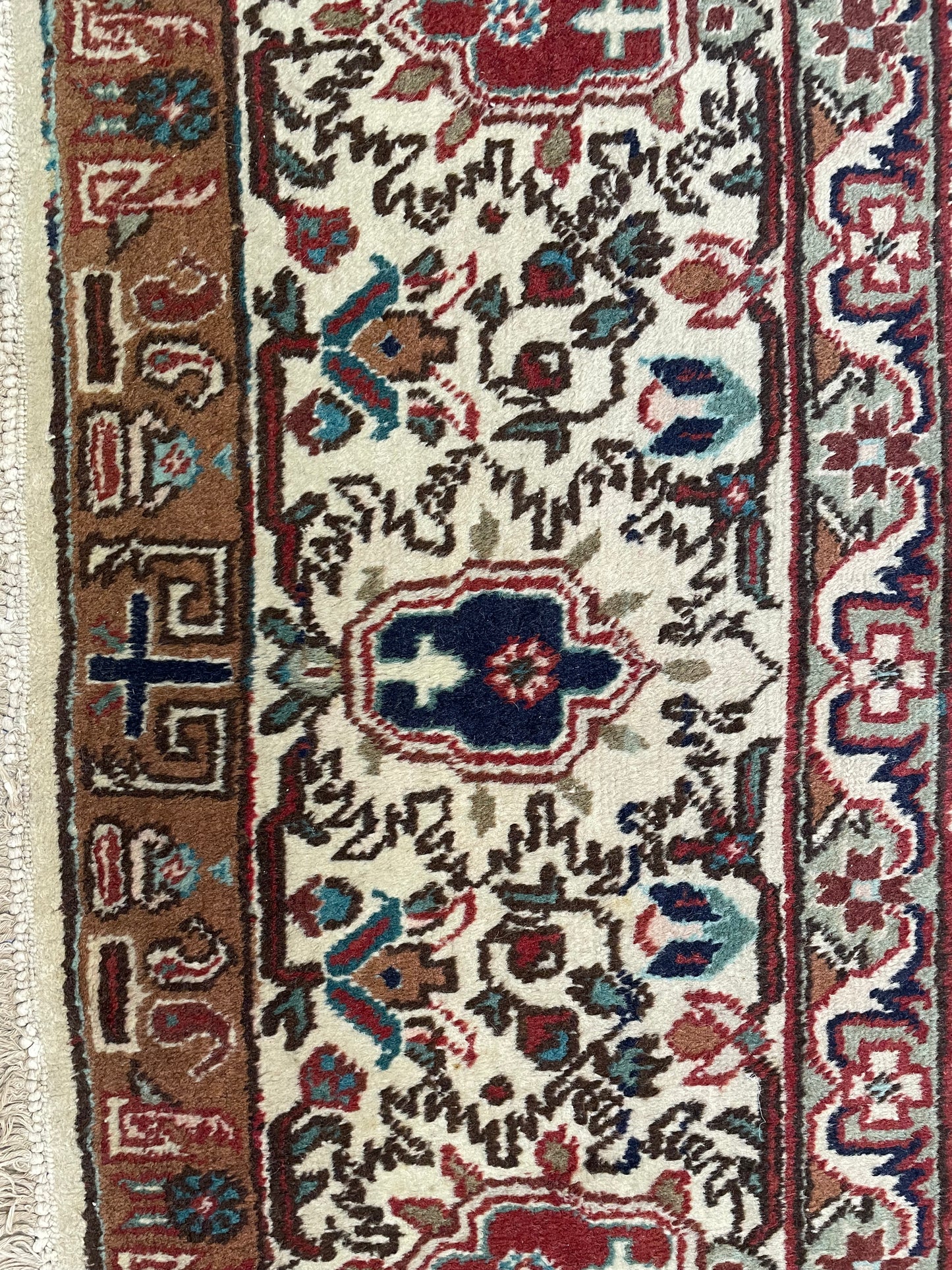 Hand-Knotted Wool Rug Tabriz Khoy 9'9" x 13'2"