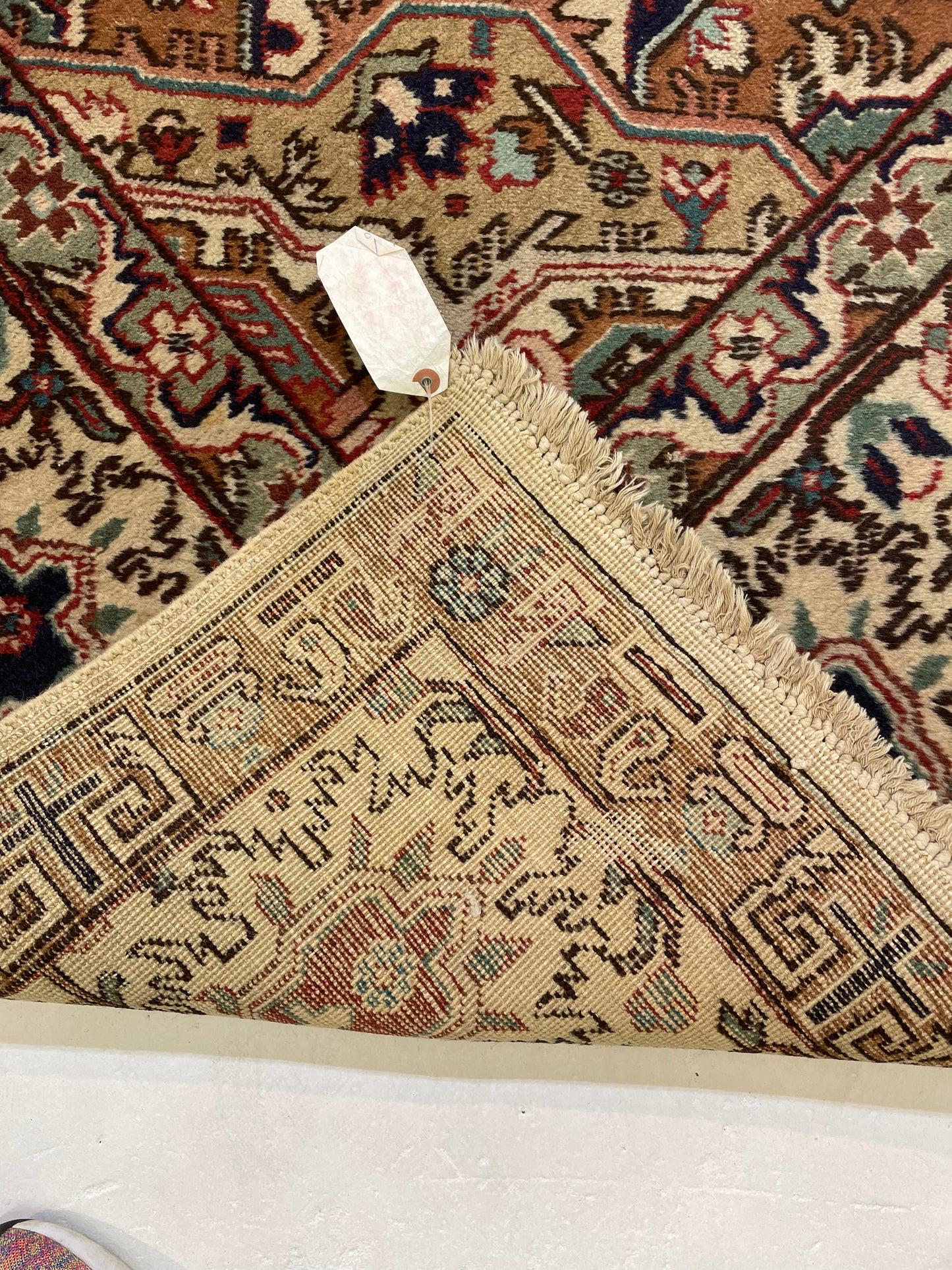 Hand-Knotted Wool Rug Tabriz Khoy 9'9" x 13'2"