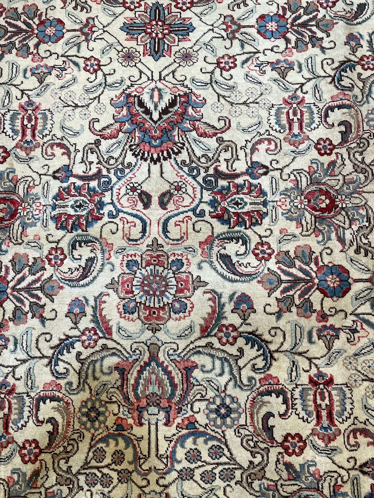 Hand-Knotted Wool Rug Tabriz 9'10" x 12'7"