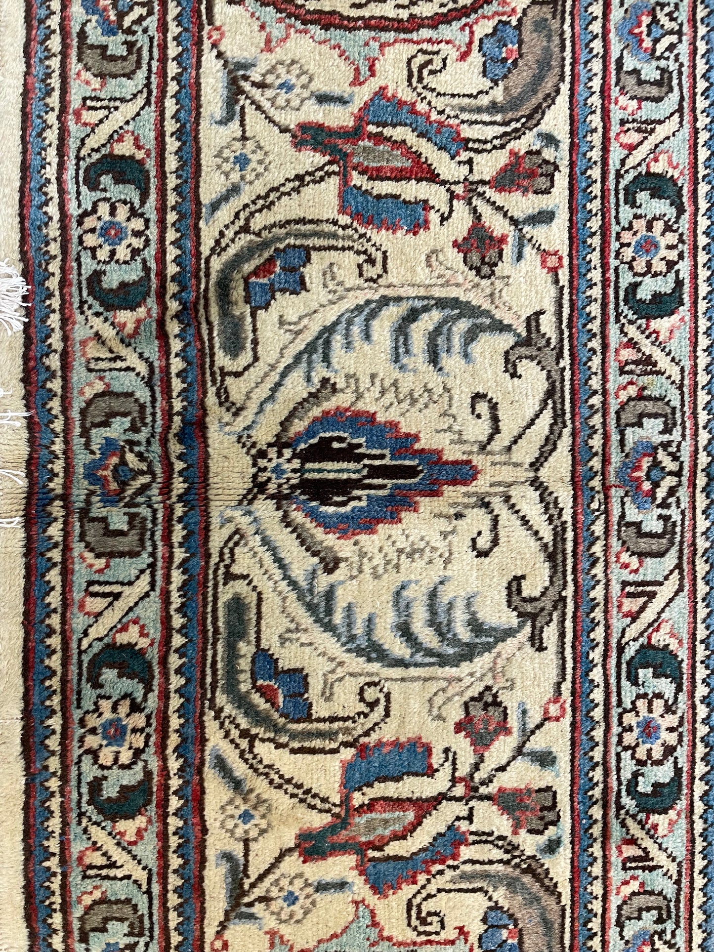 Hand-Knotted Wool Rug Tabriz 9'10" x 12'7"