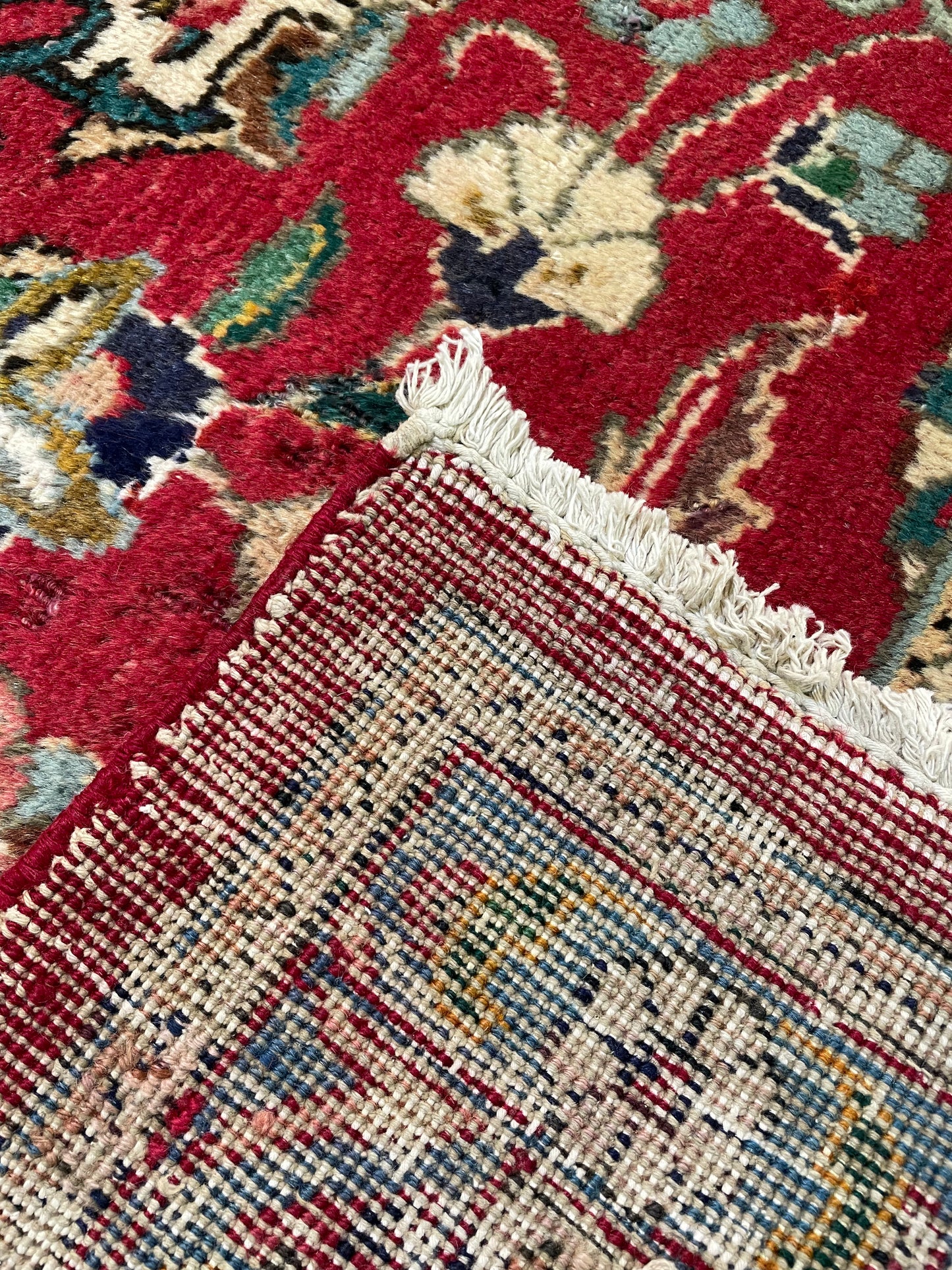Hand-Knotted Wool Rug Tabriz 11'8" x 15'10"
