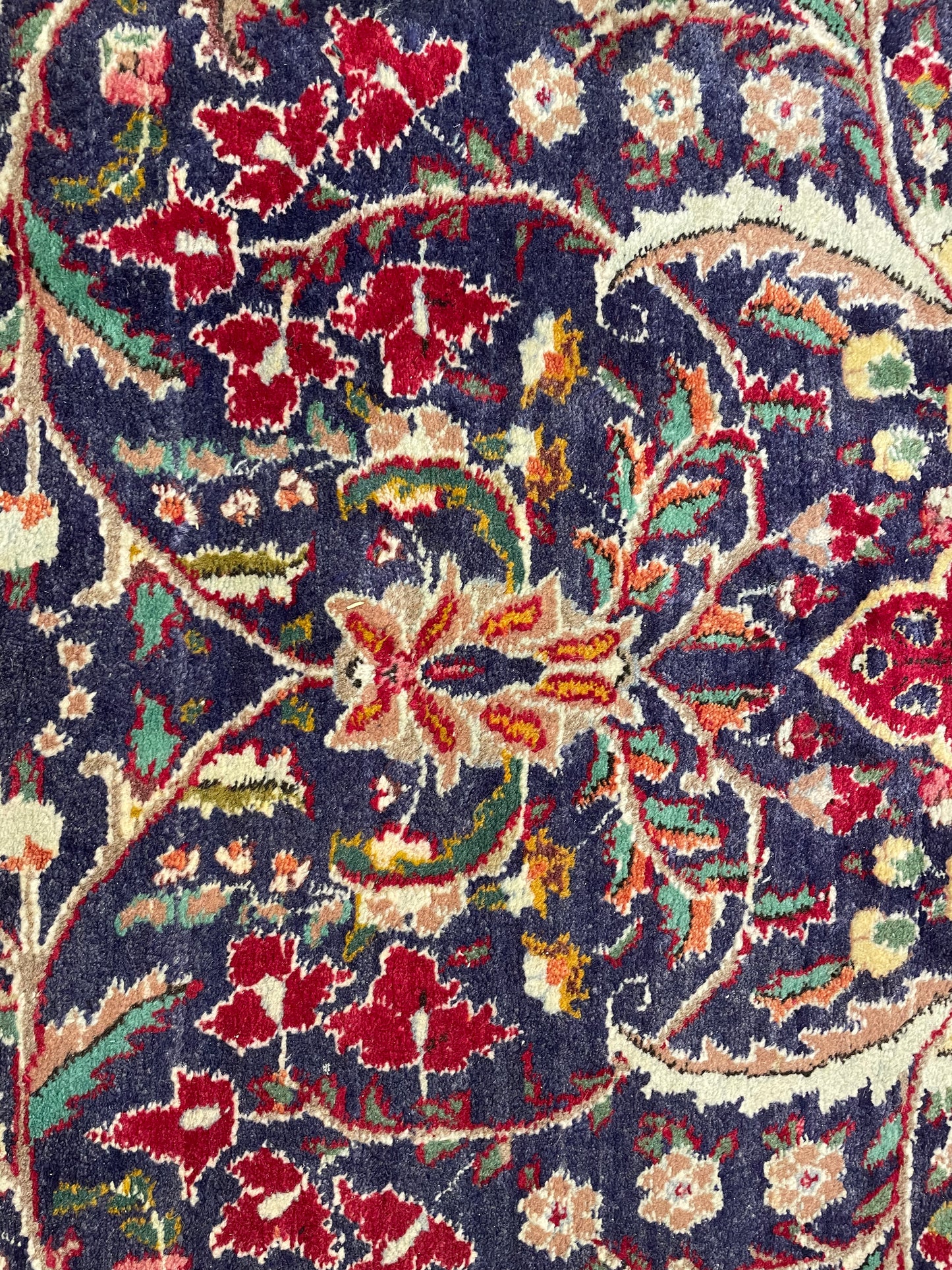 Hand-Knotted Wool Rug Tabriz 11'8" x 17'7"
