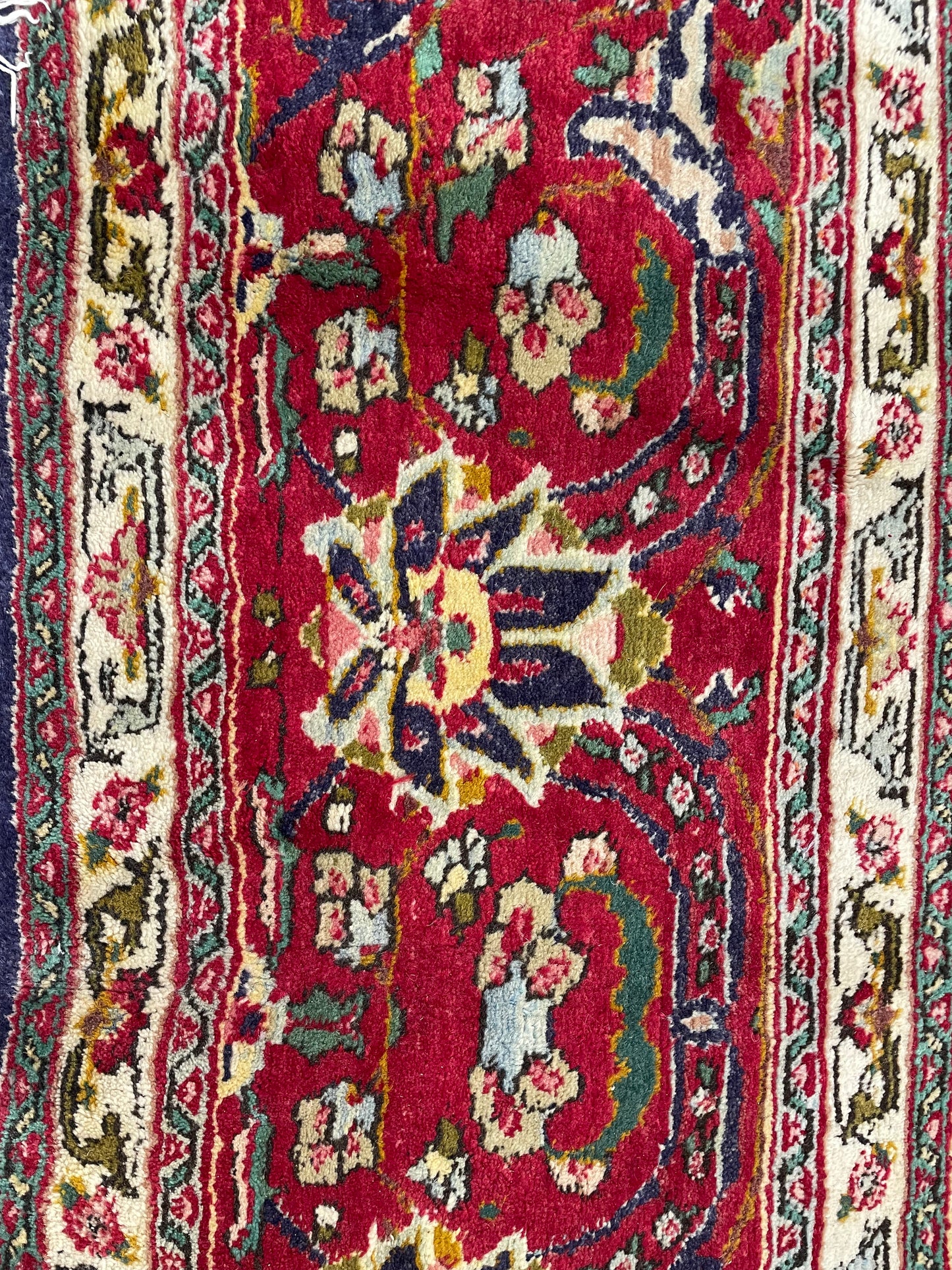 Hand-Knotted Wool Rug Tabriz 11'8" x 17'7"