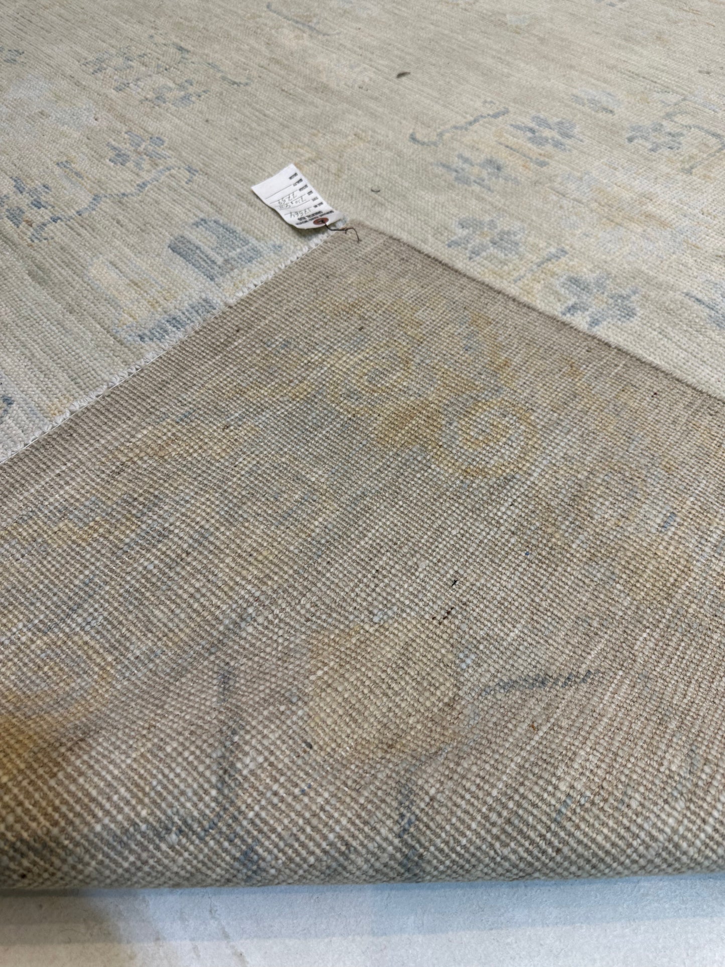 Hand-Knotted Wool Rug Turkish Oushak 7'10" x 9'11"