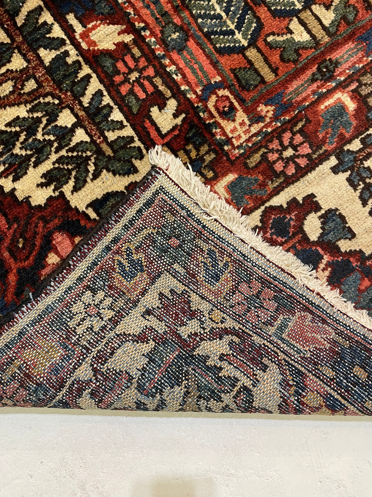 Hand-Knotted Wool Rug Bakhtiari Garden of Eden 10'4" x 13'