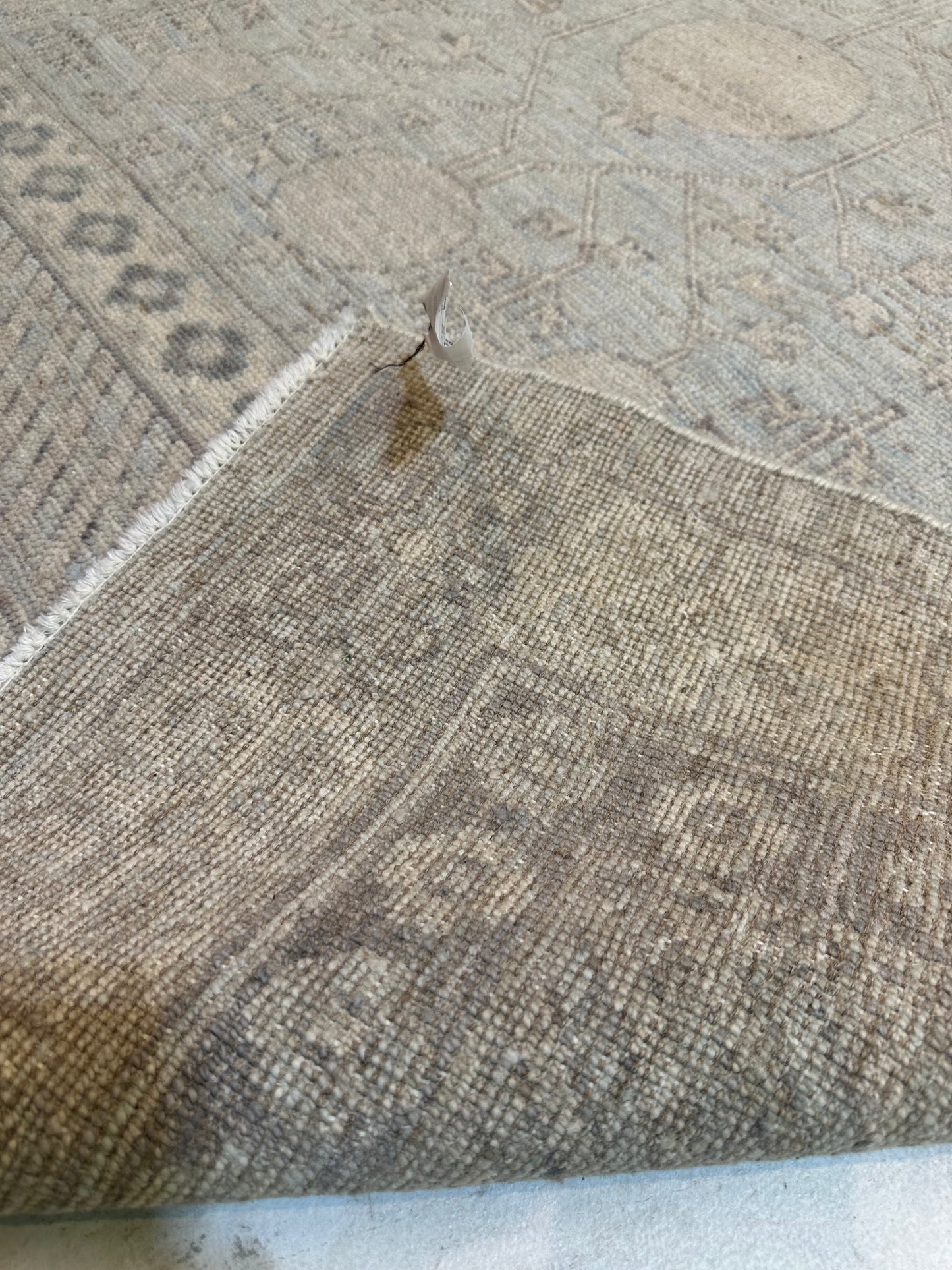 Hand-Knotted Wool Rug Turkish Oushak 8' x 10'