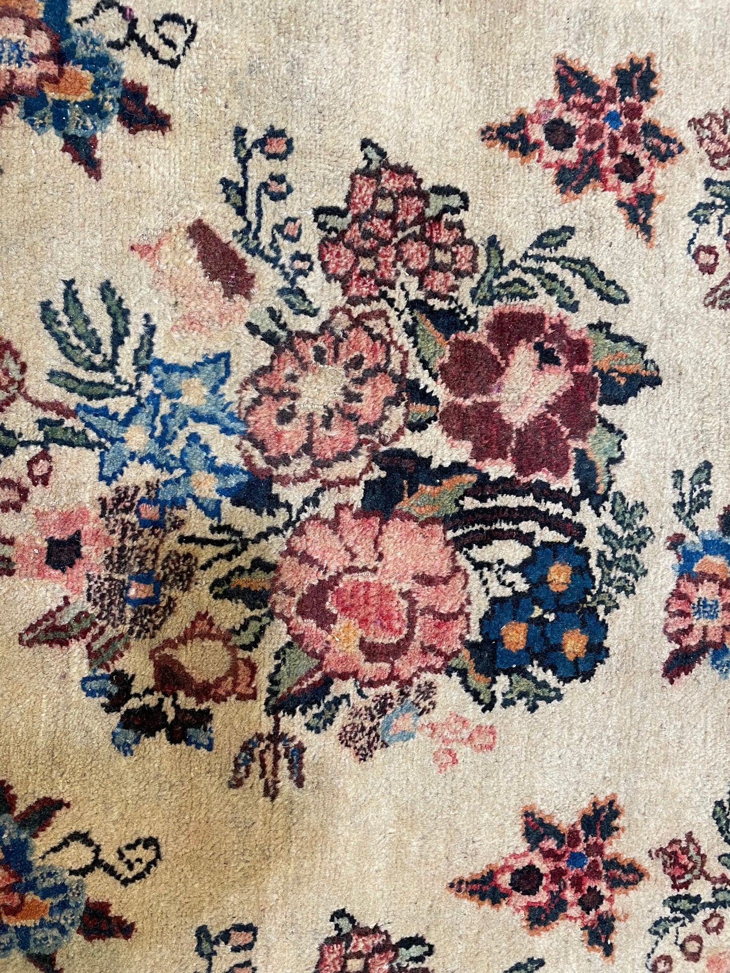 Hand-Knotted Wool Rug Qum 10'2" x 13'3"