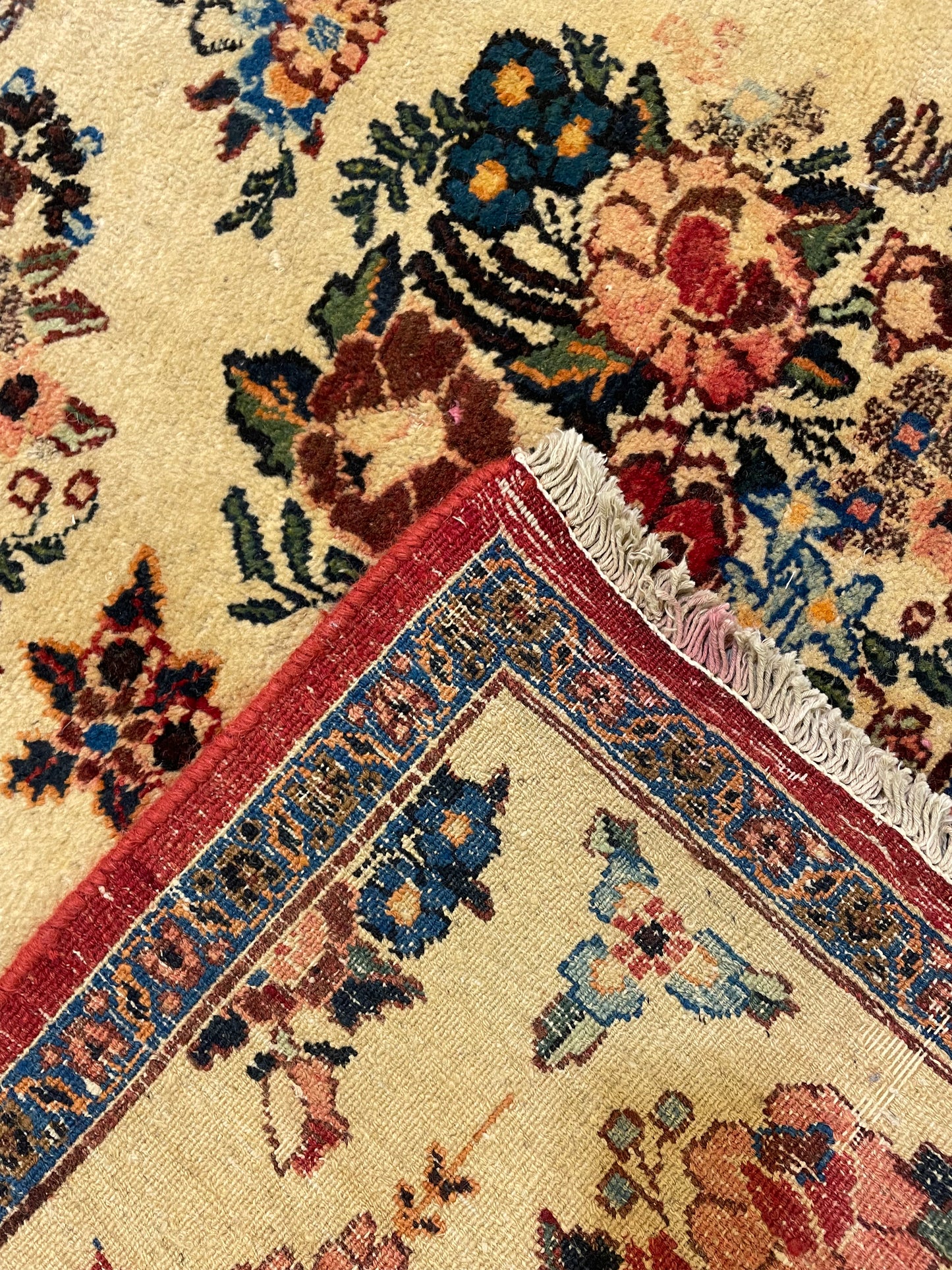 Hand-Knotted Wool Rug Qum 10'2" x 13'3"