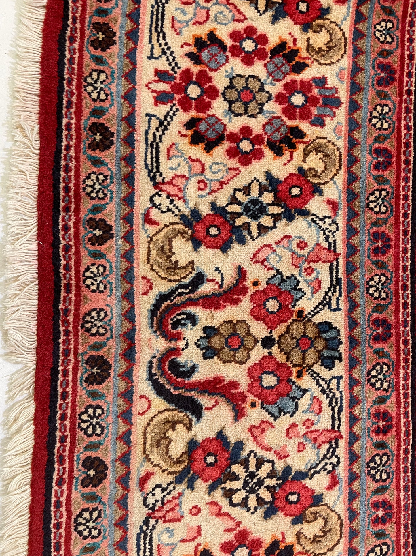 Hand-Knotted Wool Rug Mahal 10' x 13'6"
