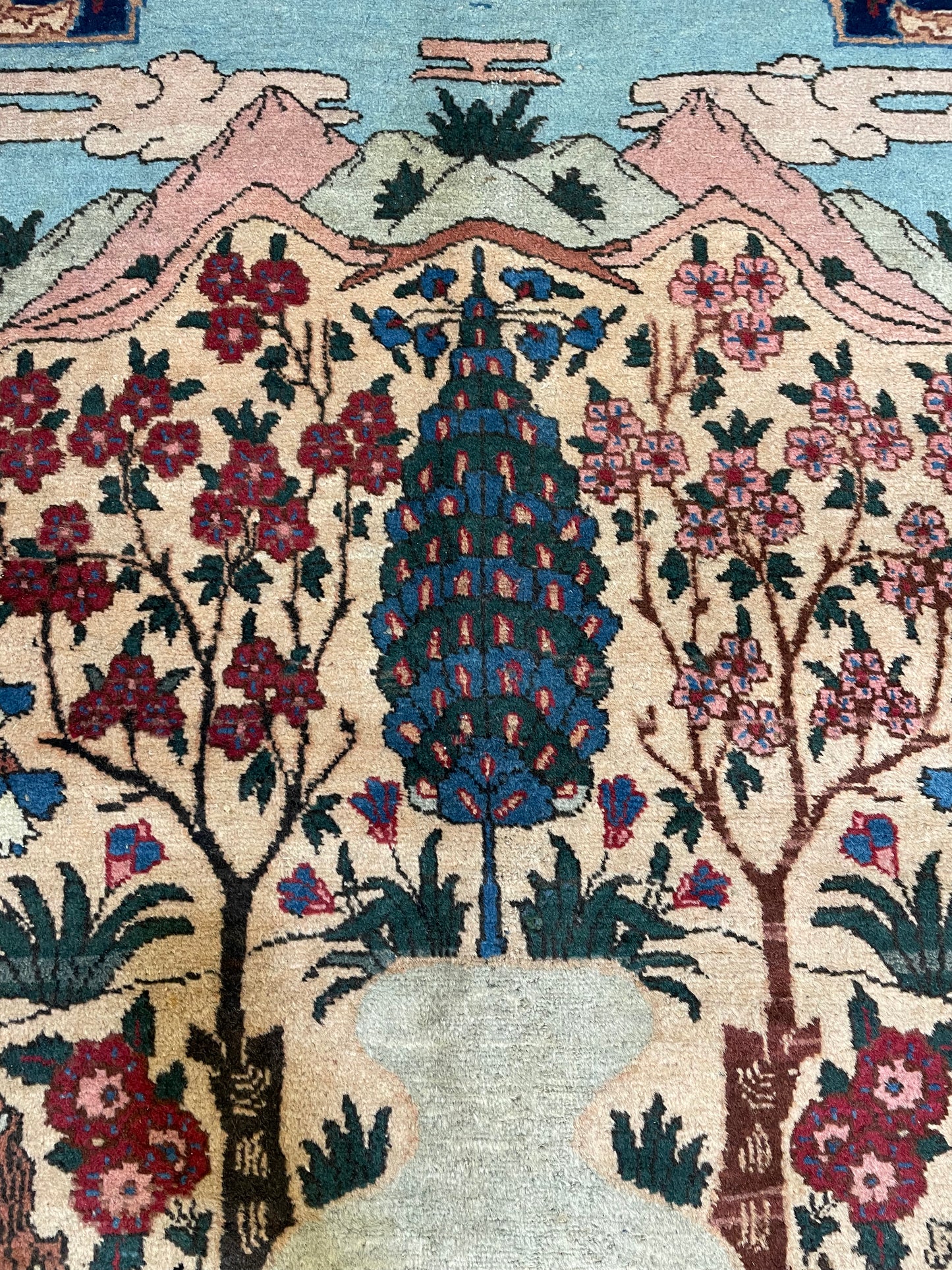 Hand-Knotted Wool Rug Tabriz Khoy 11'4" x 16'