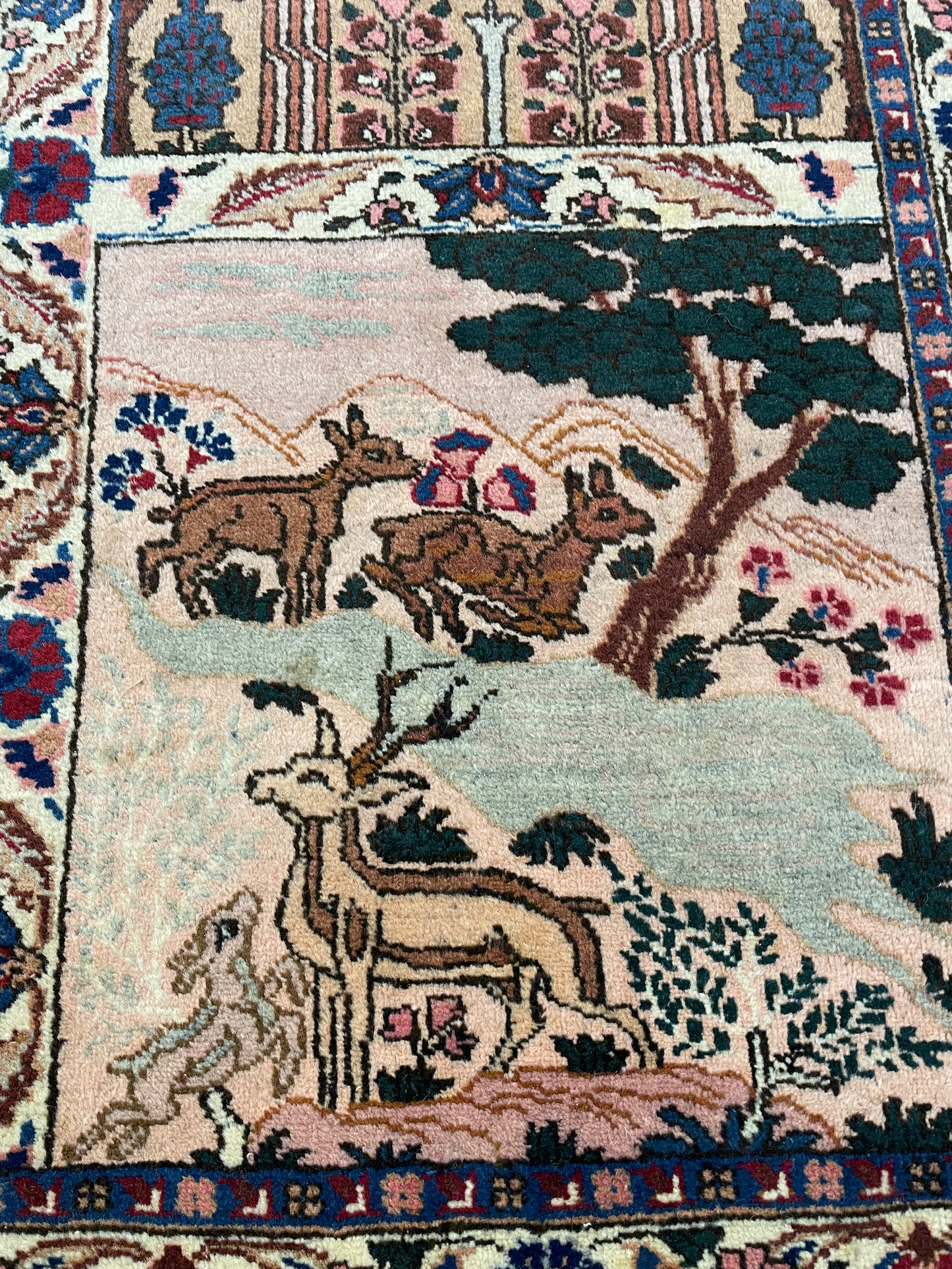 Hand-Knotted Wool Rug Tabriz Khoy 11'4" x 16'