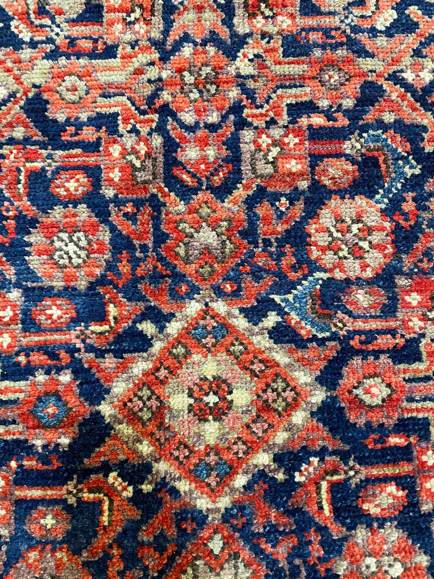 Antique Hand-Knotted Wool Rug Malayer 10'1" x 16'5"