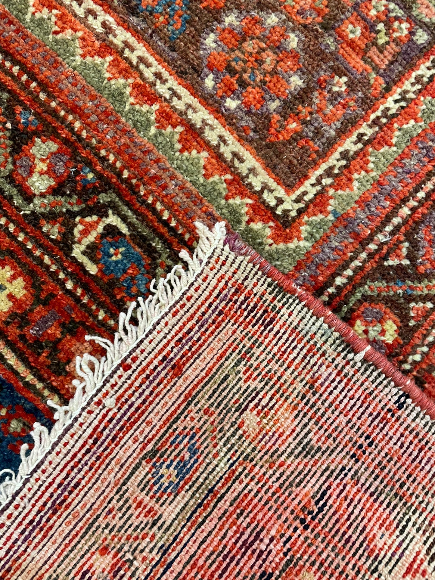 Antique Hand-Knotted Wool Rug Malayer 10'1" x 16'5"