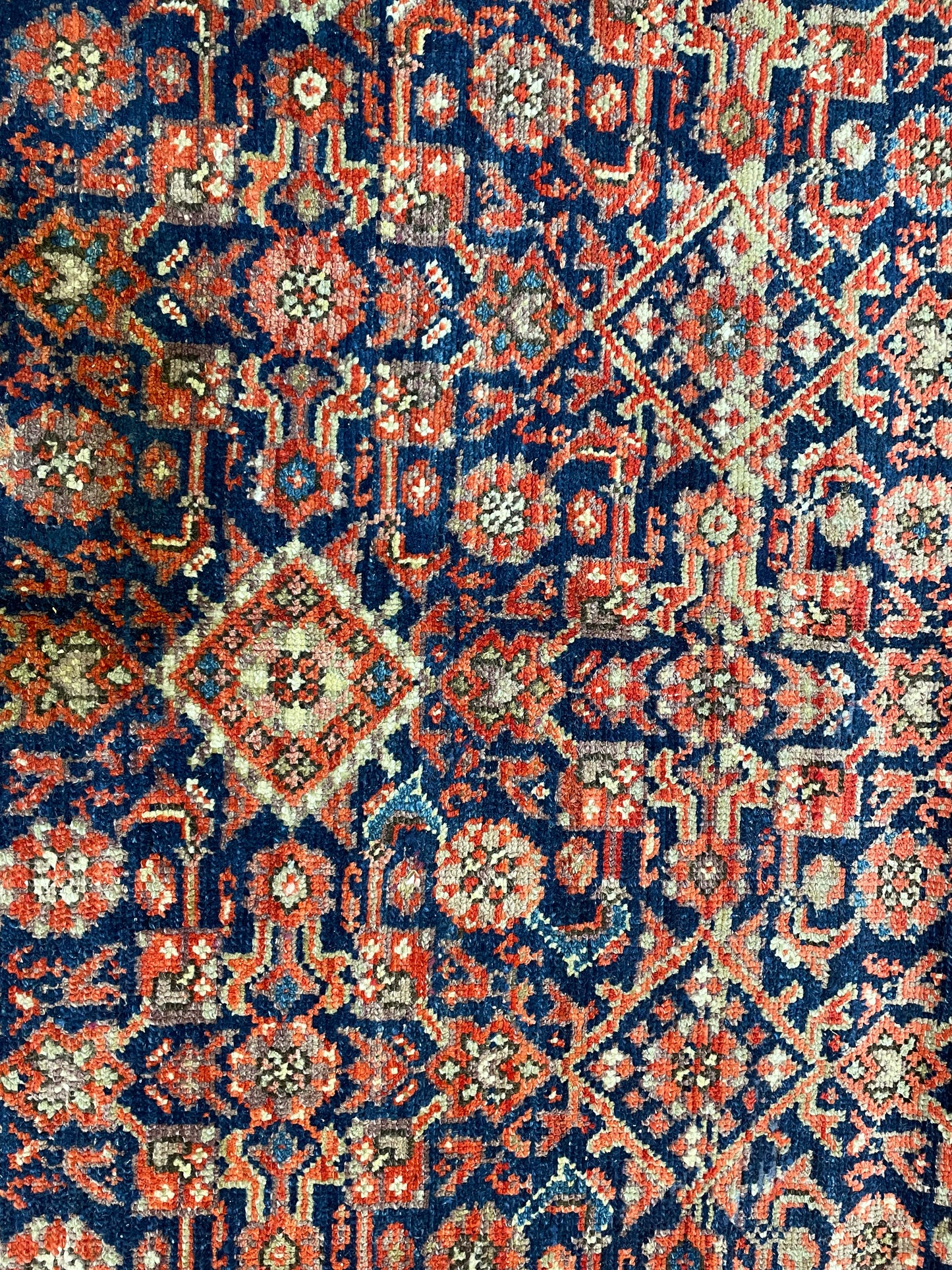 Antique Hand-Knotted Wool Rug Malayer 10'1" x 16'5"