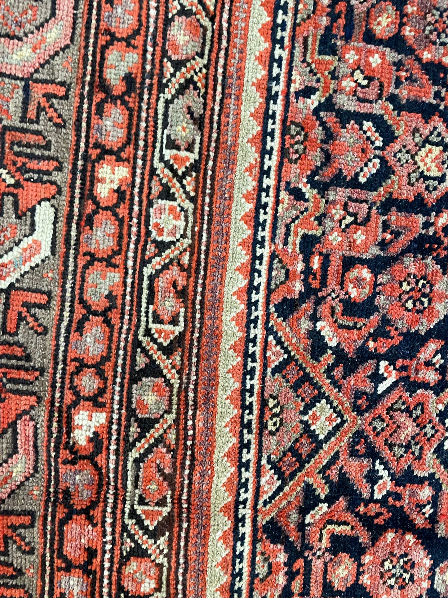Antique Hand-Knotted Wool Rug Malayer 10'1" x 16'5"
