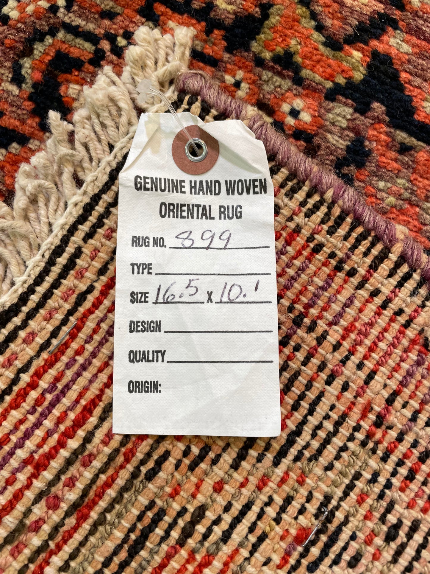 Antique Hand-Knotted Wool Rug Malayer 10'1" x 16'5"