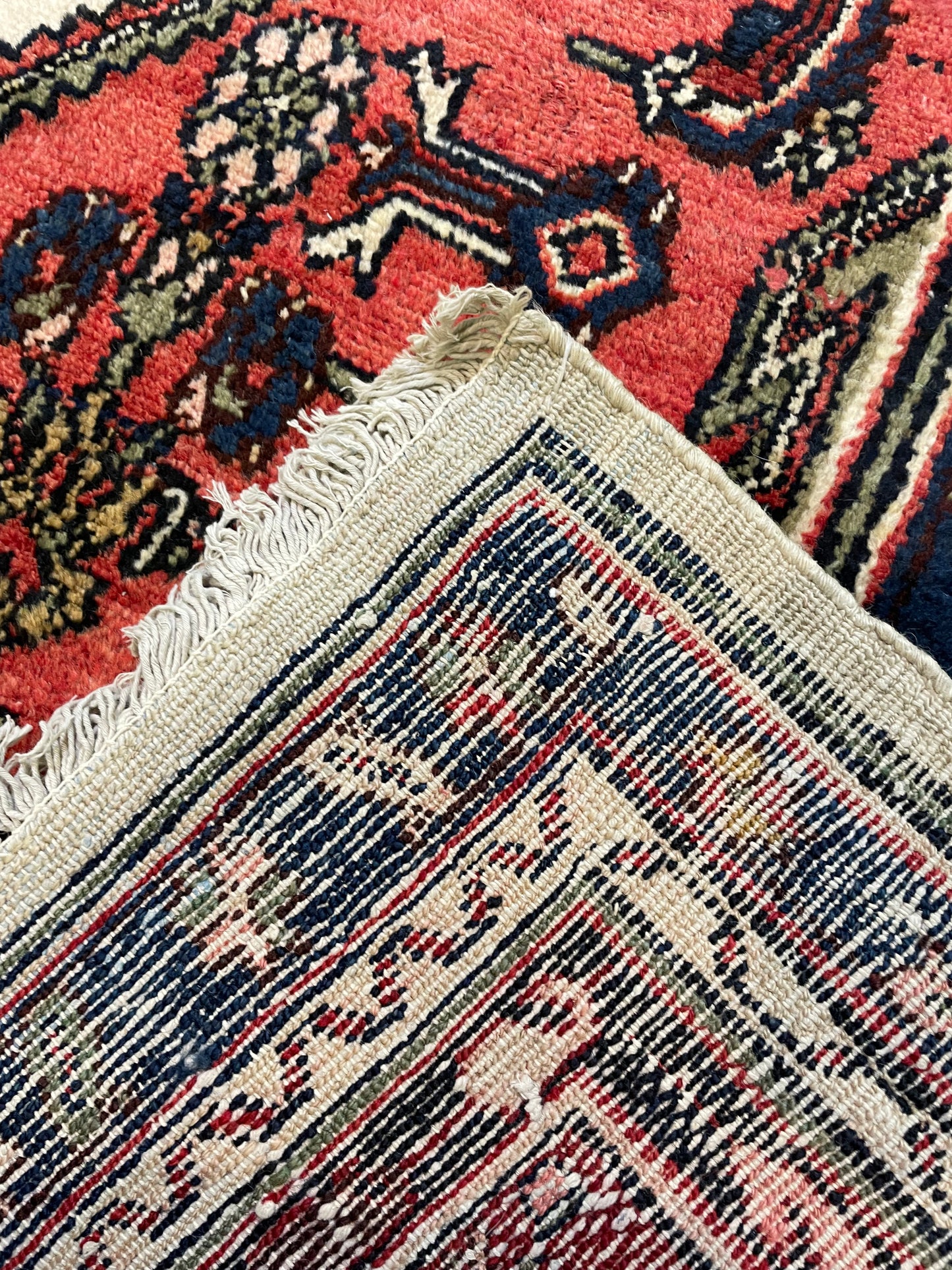 Hand-Knotted Wool Rug Bibikabad 11'2" x 17'8"