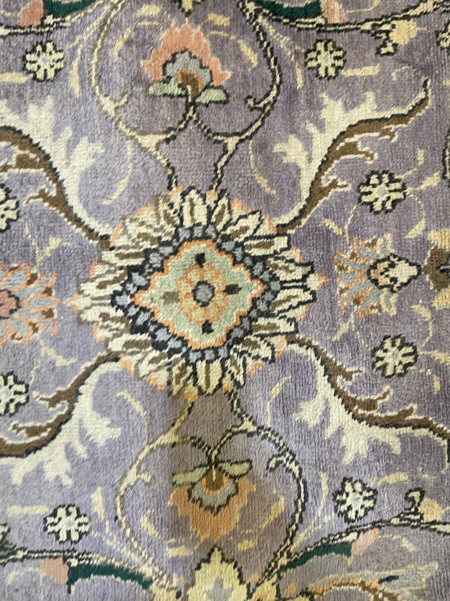 Hand-Knotted Wool Rug Tabriz 9'8" x 12'11"