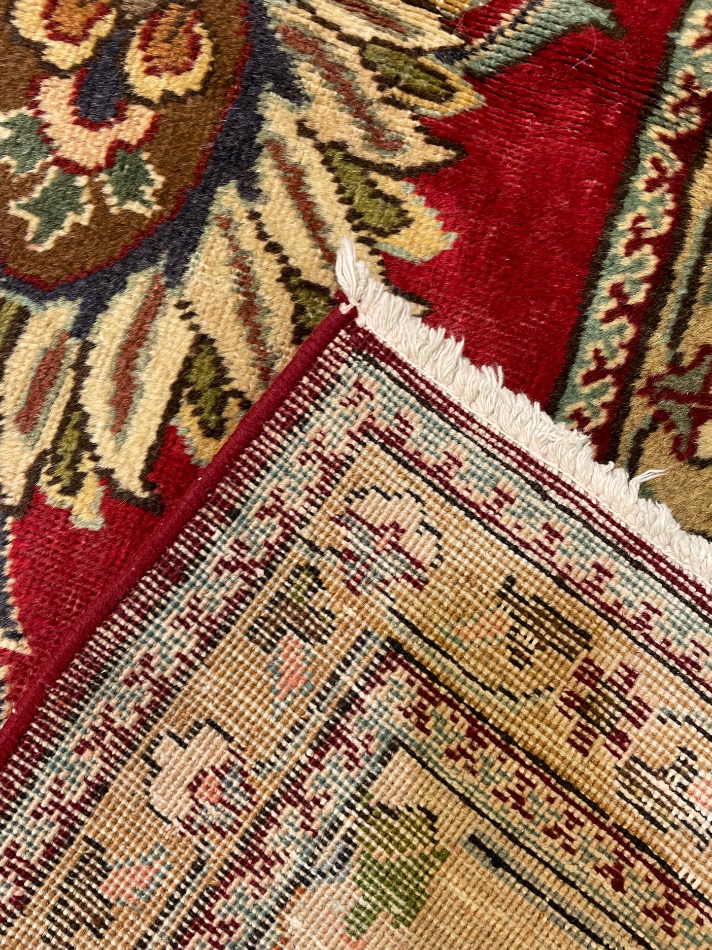 Hand-Knotted Wool Rug Tabriz 9'9" x 12'4"