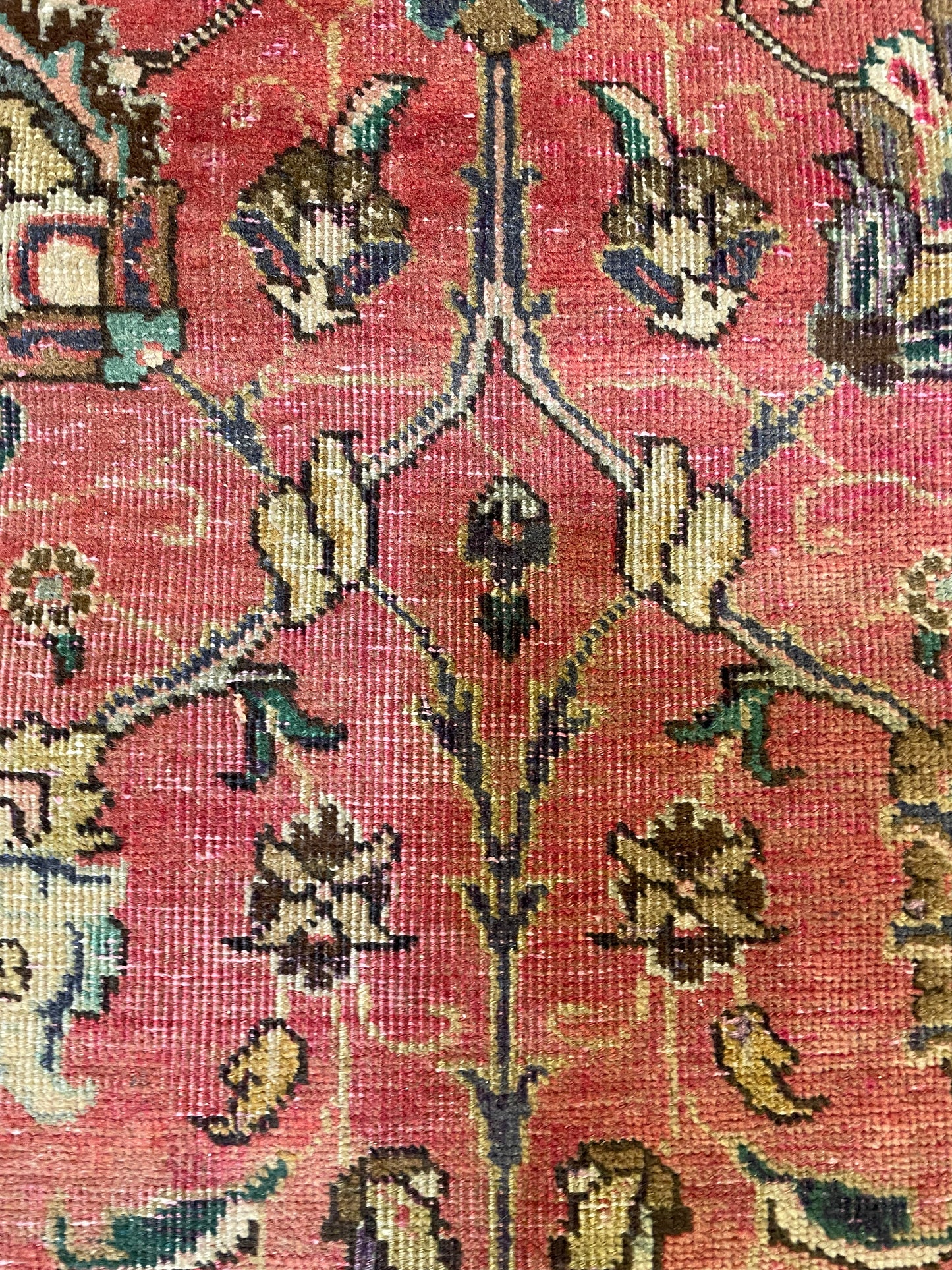 Hand-Knotted Wool Rug Tabriz 9'2" x 12'6"