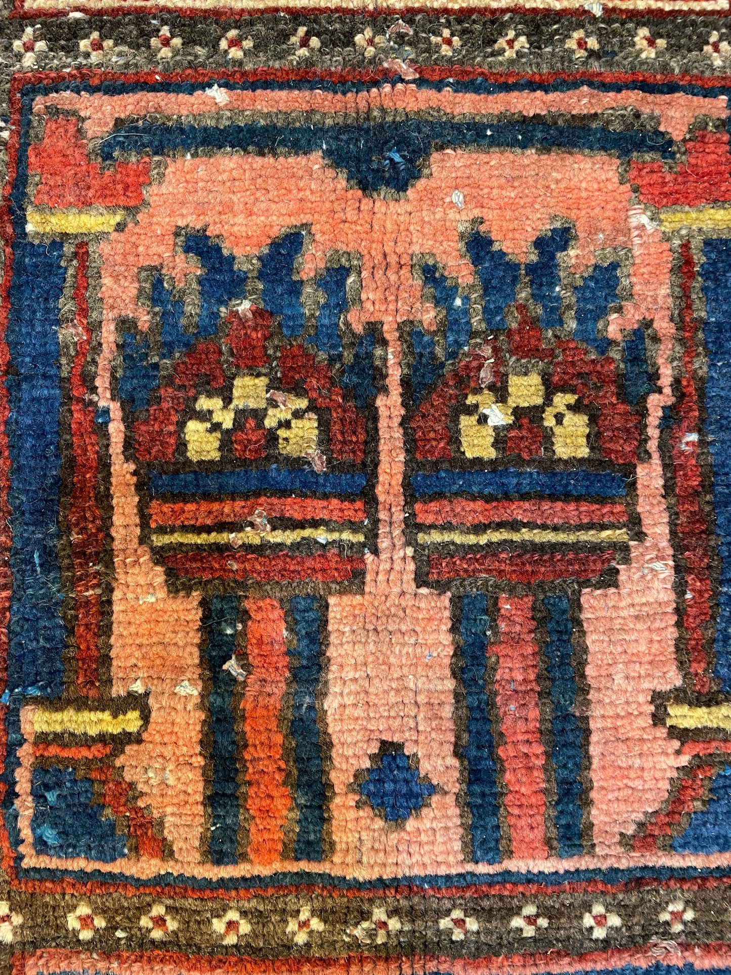 Hand-Knotted Wool Area Rug Bakhtiari Garden of Eden 6'11" x 9'5"
